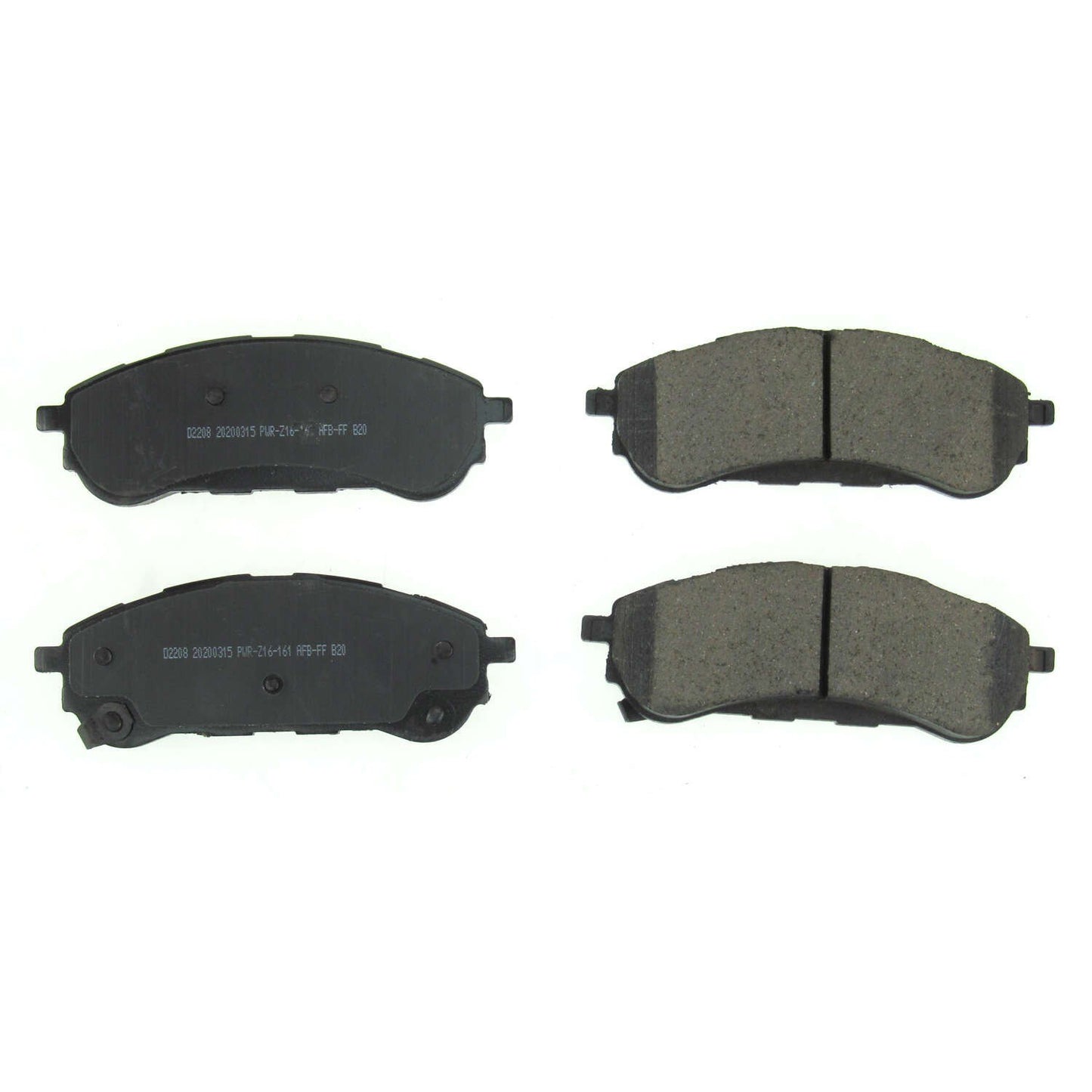 Power Stop 2019 Ford Ranger Rear Z16 Evolution Ceramic Brake Pads 16-2208