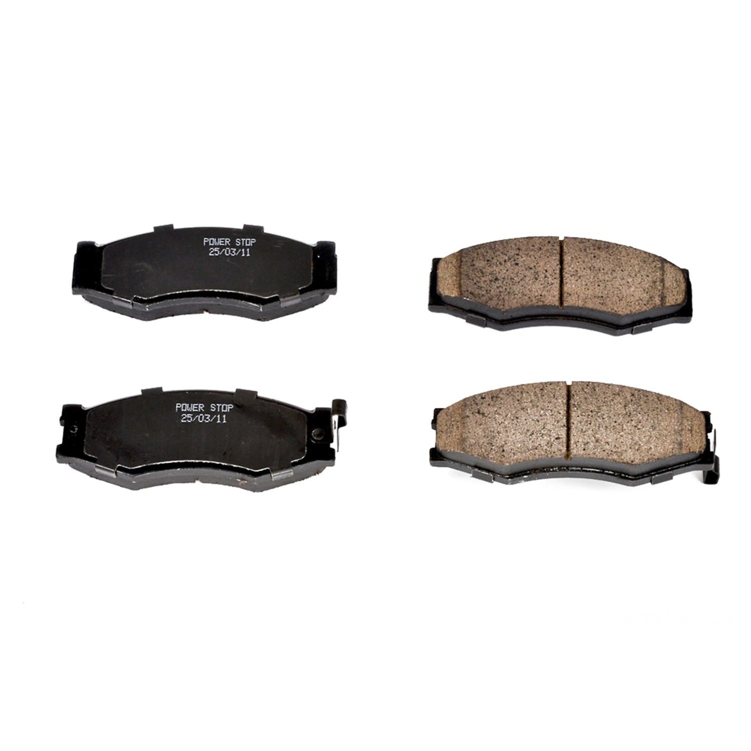Power Stop 90-92 Infiniti M30 Front Z16 Evolution Ceramic Brake Pads 16-266