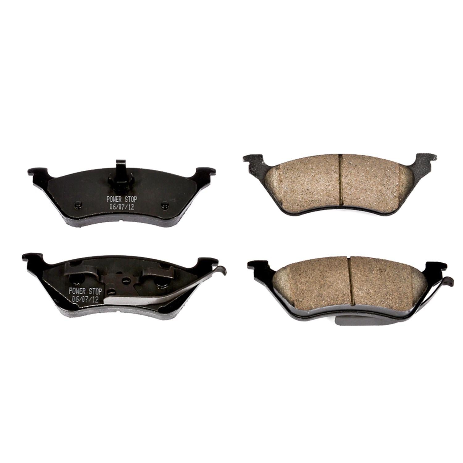 Power Stop 01-07 Chrysler Town & Country Rear Z16 Evolution Ceramic Brake Pads 16-858