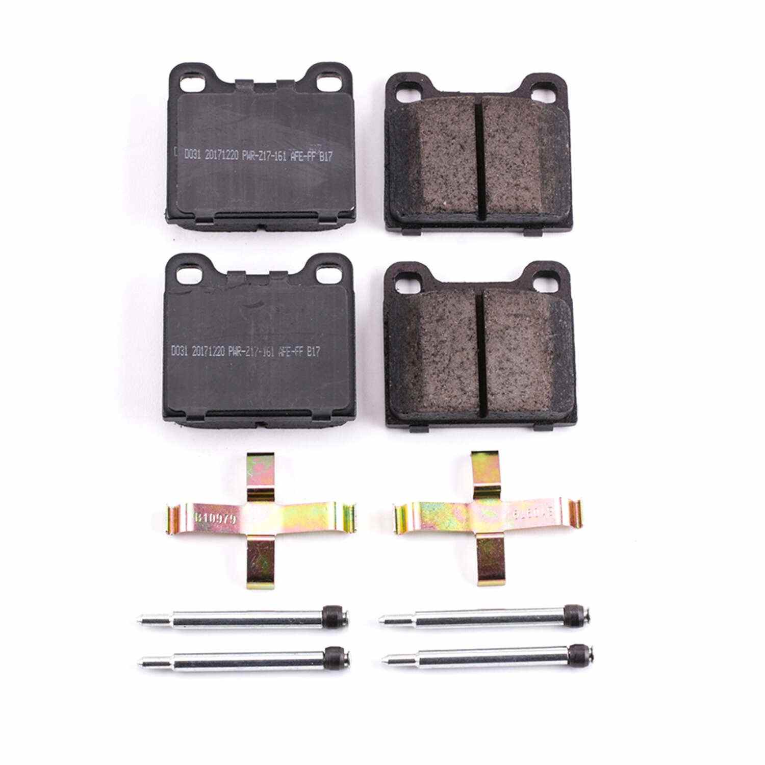 Power Stop 88-91 Mercedes-Benz 300SE Rear Z17 Evolution Ceramic Brake Pads w/Hardware 17-031