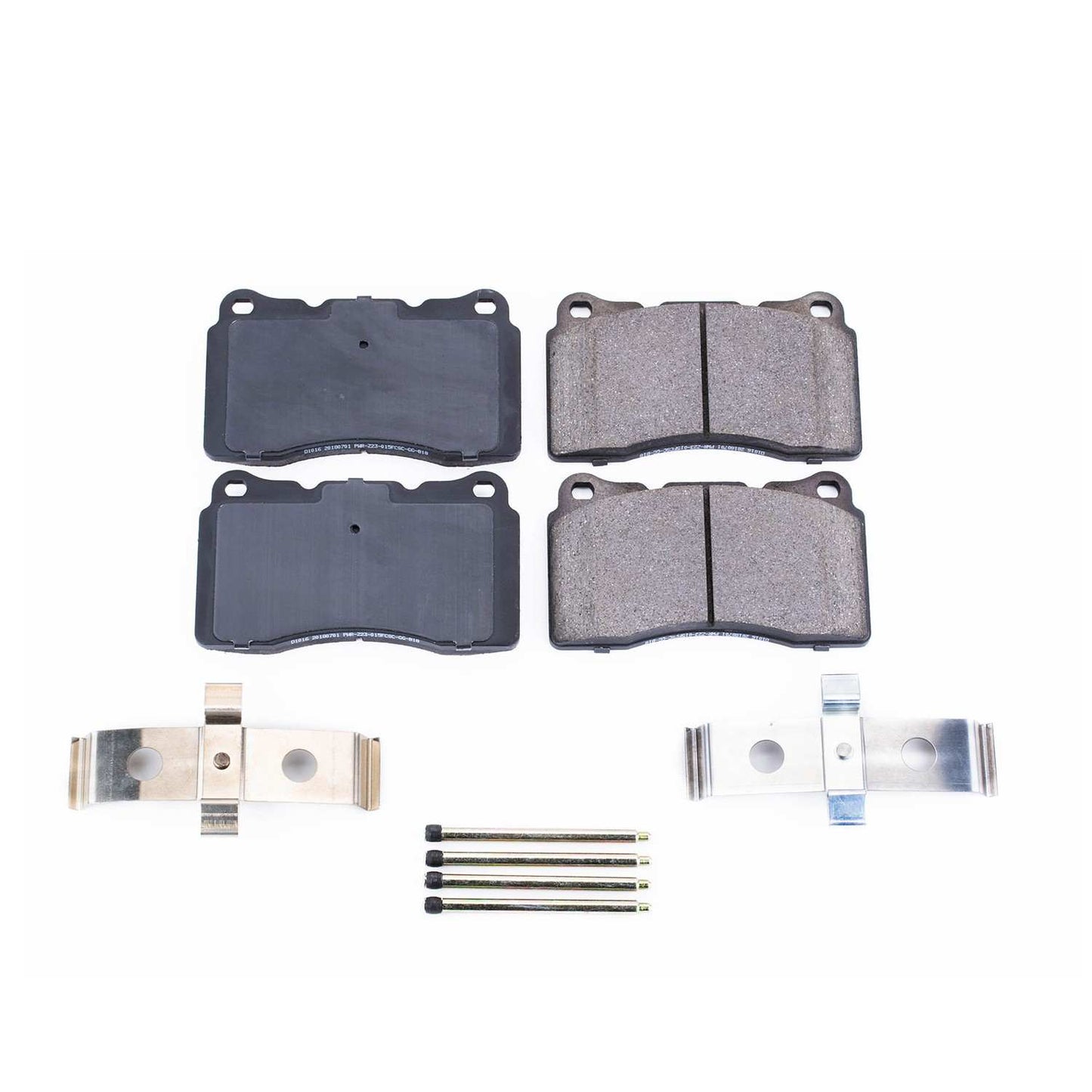 Power Stop 04-07 Volvo V70 Front Z17 Evolution Ceramic Brake Pads w/Hardware 17-1016