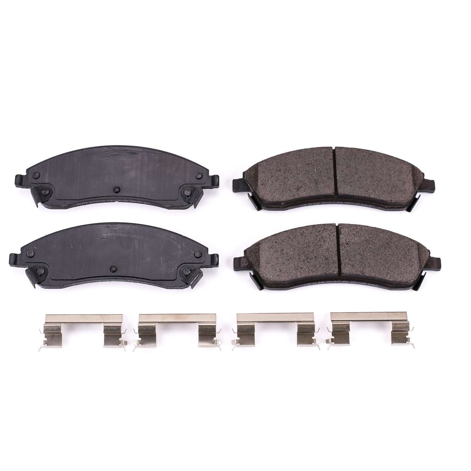 Power Stop 06-07 Cadillac CTS Front Z17 Evolution Ceramic Brake Pads w/Hardware 17-1019