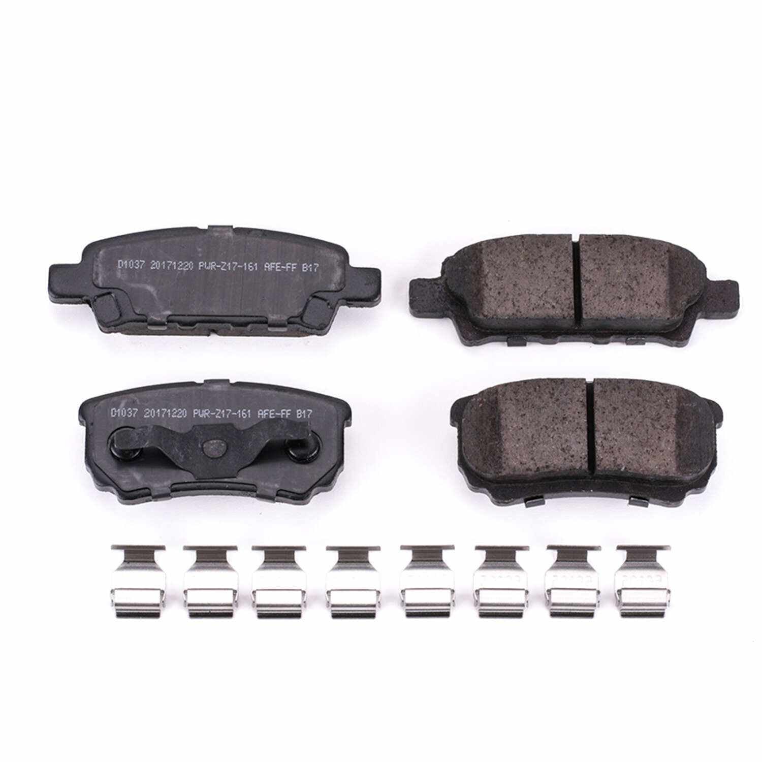Power Stop 11-14 Chrysler 200 Rear Z17 Evolution Ceramic Brake Pads w/Hardware 17-1037