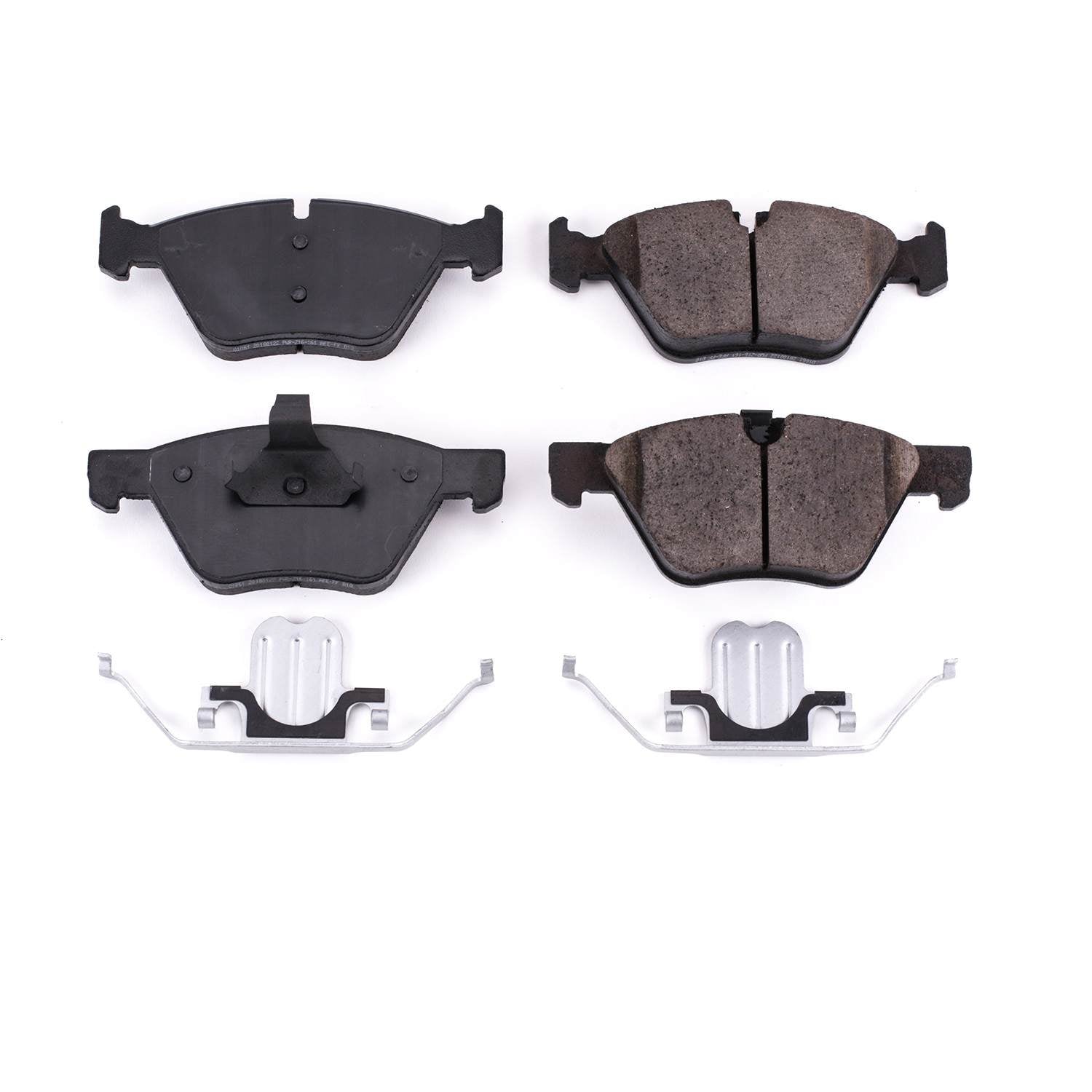 Power Stop 06-07 BMW 323i Front Z17 Evolution Ceramic Brake Pads w/Hardware 17-1061
