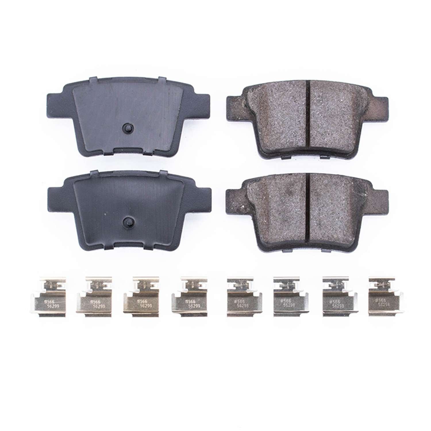 Power Stop 05-07 Ford Five Hundred Rear Z17 Evolution Ceramic Brake Pads w/Hardware 17-1071