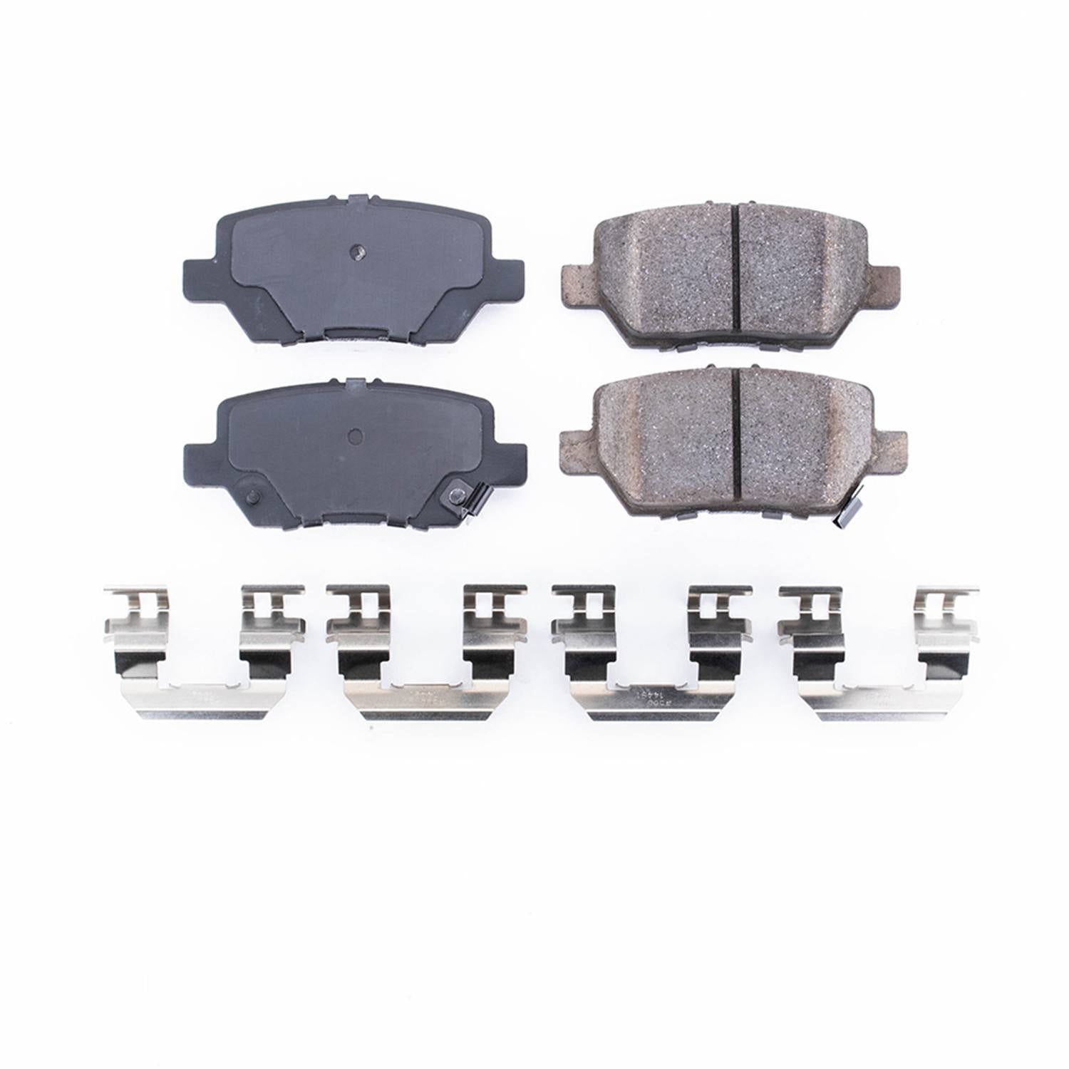 Power Stop 05-12 Acura RL Rear Z17 Evolution Ceramic Brake Pads w/Hardware 17-1090