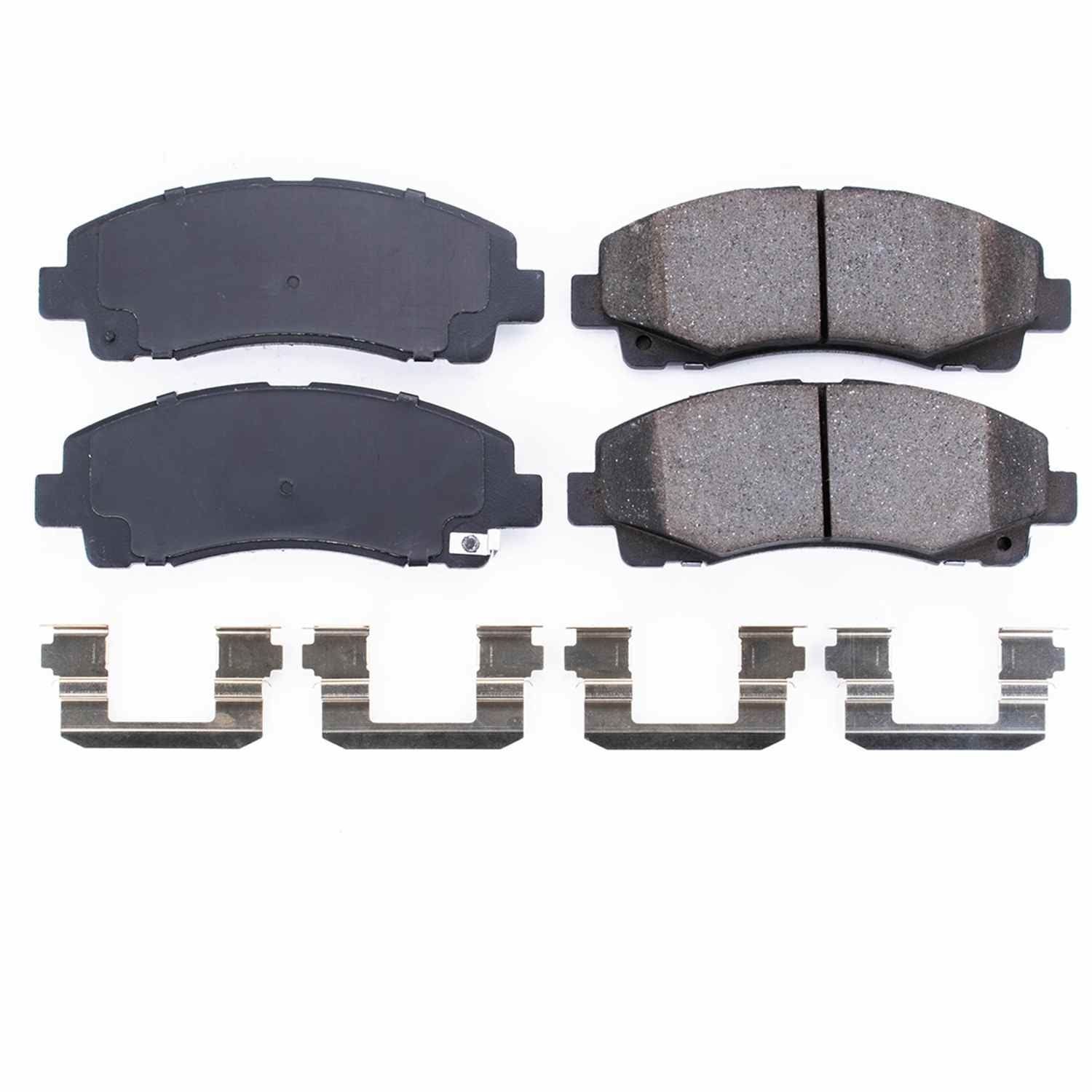 Power Stop 09-14 Acura TL Front Z17 Evolution Ceramic Brake Pads w/Hardware 17-1102