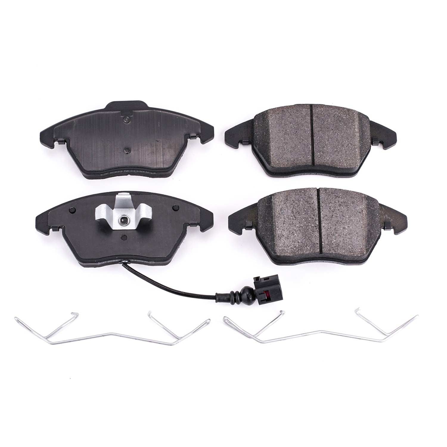 Power Stop 06-13 Audi A3 Front Z17 Evolution Ceramic Brake Pads w/Hardware 17-1107