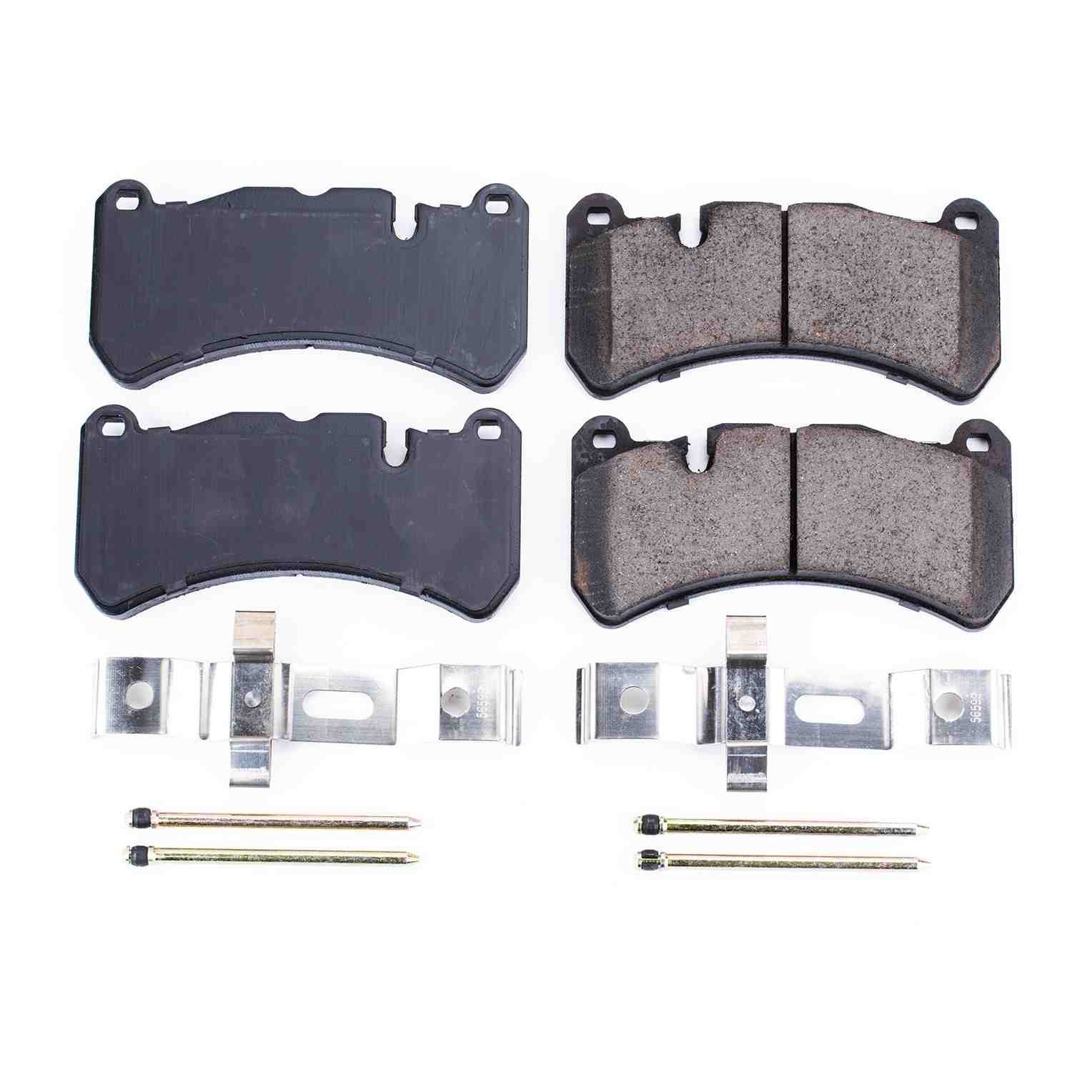 Power Stop 17-18 Alfa Romeo Giulia Front Z17 Evolution Ceramic Brake Pads w/Hardware 17-1116