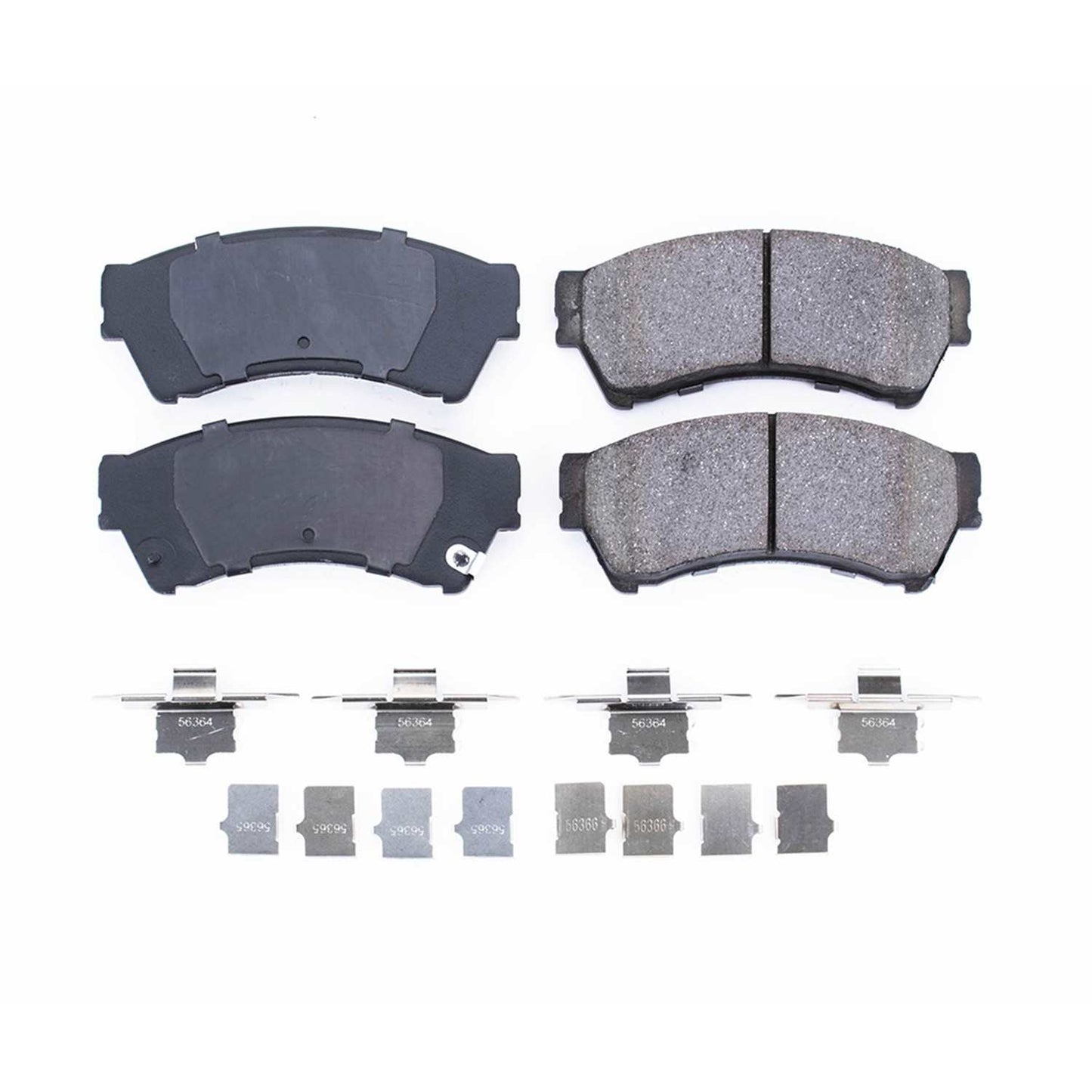 Power Stop 06-12 Ford Fusion Front Z17 Evolution Ceramic Brake Pads w/Hardware 17-1164