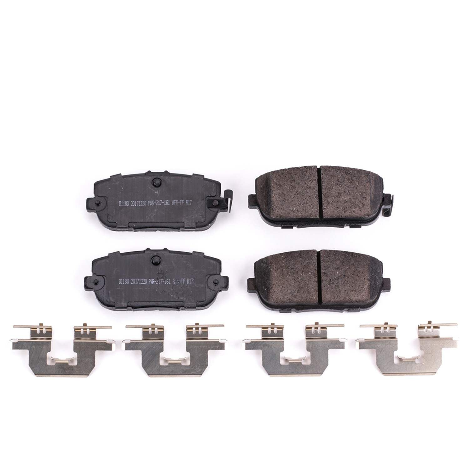 Power Stop 17-19 Fiat 124 Spider Rear Z17 Evolution Ceramic Brake Pads w/Hardware 17-1180