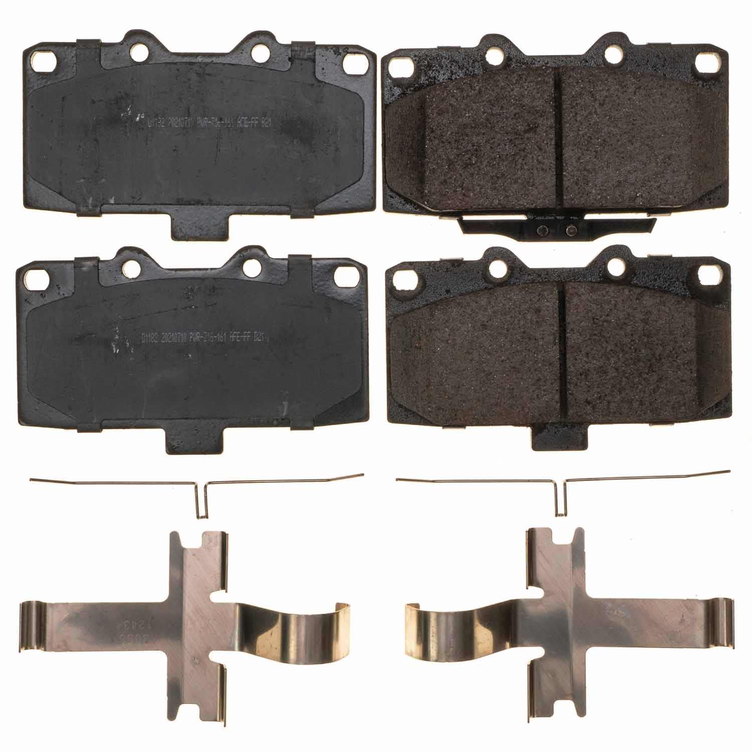 Power Stop 06-07 Subaru Impreza Front Z17 Evolution Ceramic Brake Pads w/Hardware 17-1182