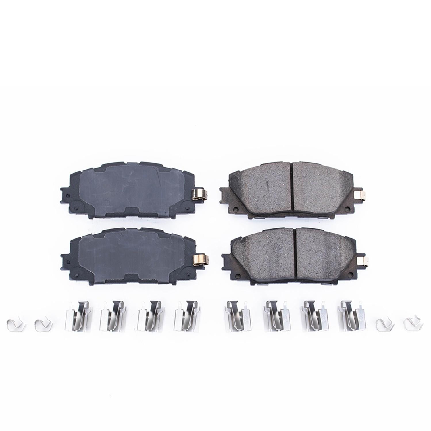 Power Stop 11-17 Lexus CT200h Front Z17 Evolution Ceramic Brake Pads w/Hardware 17-1184A
