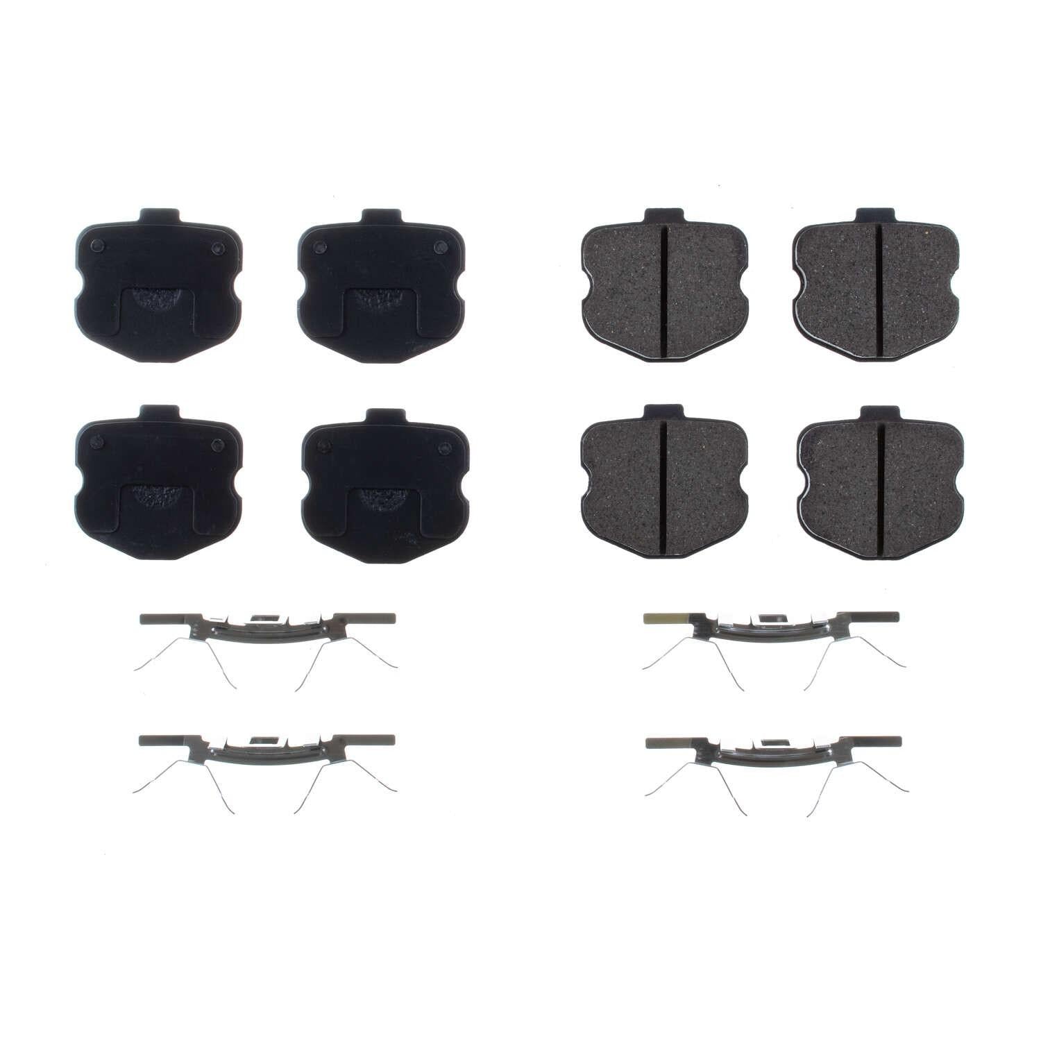 Power Stop 06-13 Chevrolet Corvette Rear Z17 Evolution Ceramic Brake Pads w/Hardware 17-1185R