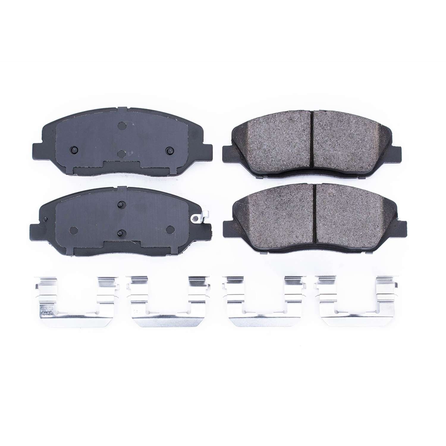 Power Stop 07-10 Hyundai Entourage Front Z17 Evolution Ceramic Brake Pads w/Hardware 17-1202