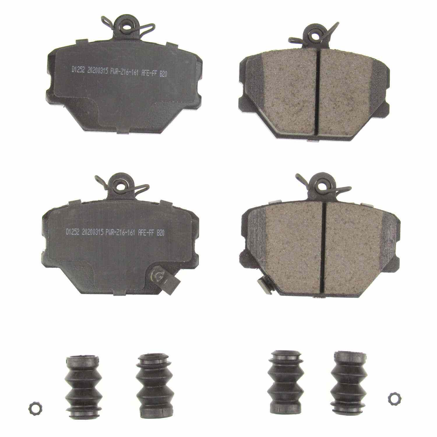 Power Stop 05-16 Smart Fortwo Front Z17 Evolution Ceramic Brake Pads w/Hardware 17-1252
