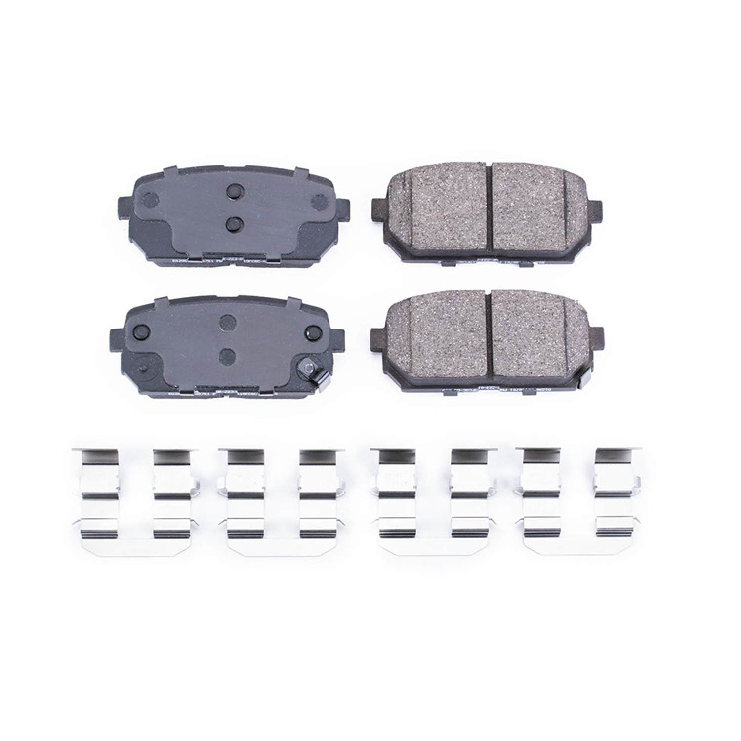 Power Stop 07-12 Kia Rondo Rear Z17 Evolution Ceramic Brake Pads w/Hardware 17-1296
