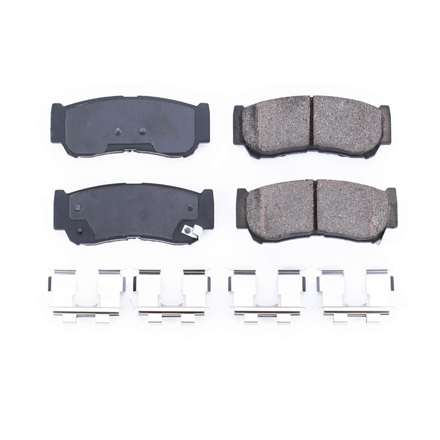 Power Stop 07-09 Hyundai Santa Fe Rear Z17 Evolution Ceramic Brake Pads w/Hardware 17-1297