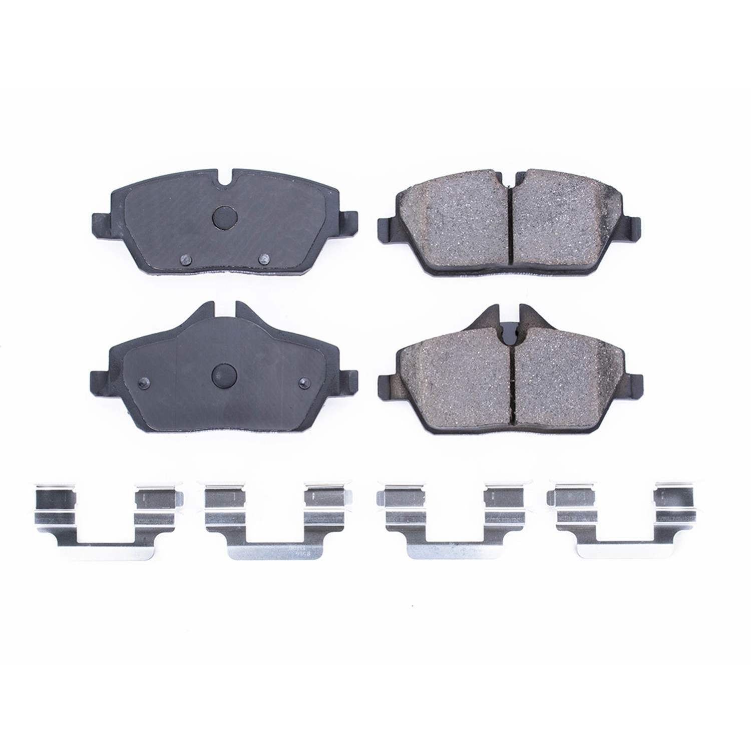 Power Stop 07-19 Mini Cooper Front Z17 Evolution Ceramic Brake Pads w/Hardware 17-1308