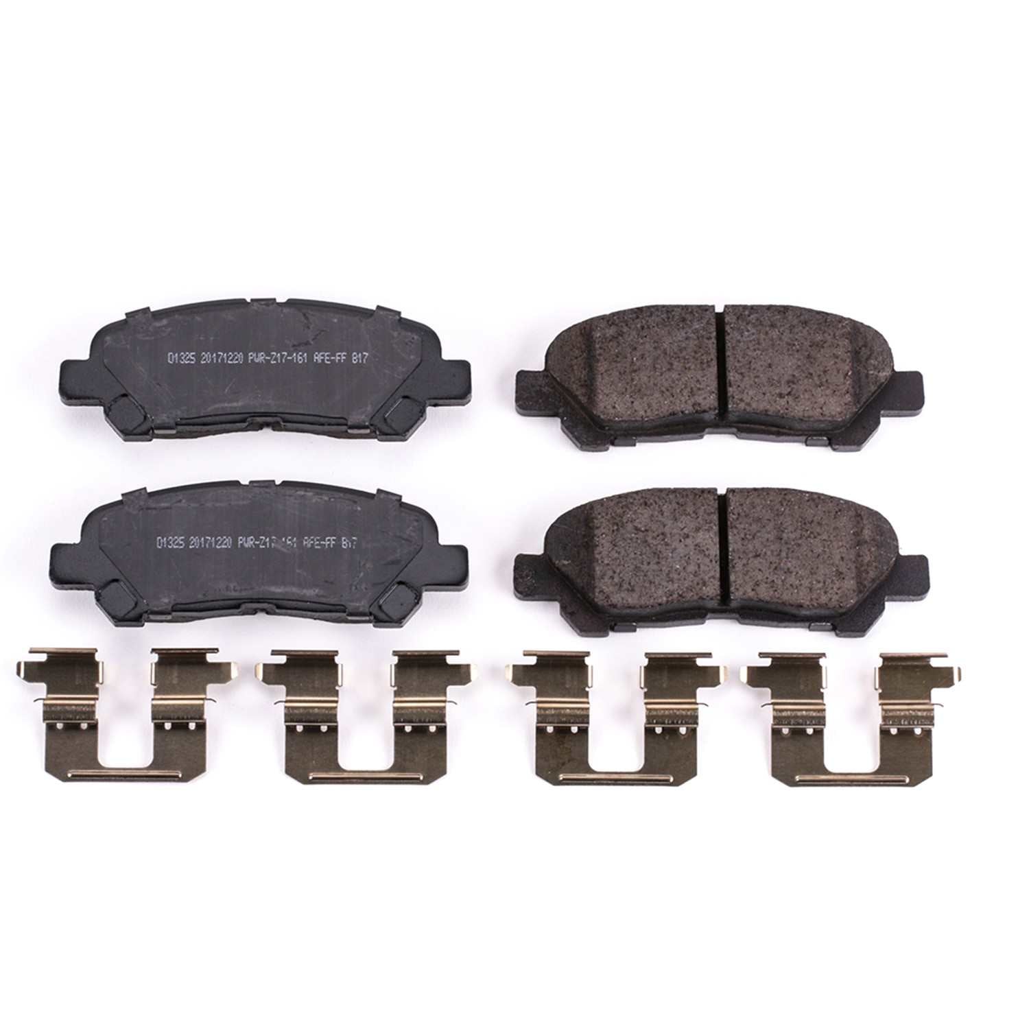 Power Stop 08-13 Toyota Highlander Rear Z17 Evolution Ceramic Brake Pads w/Hardware 17-1325