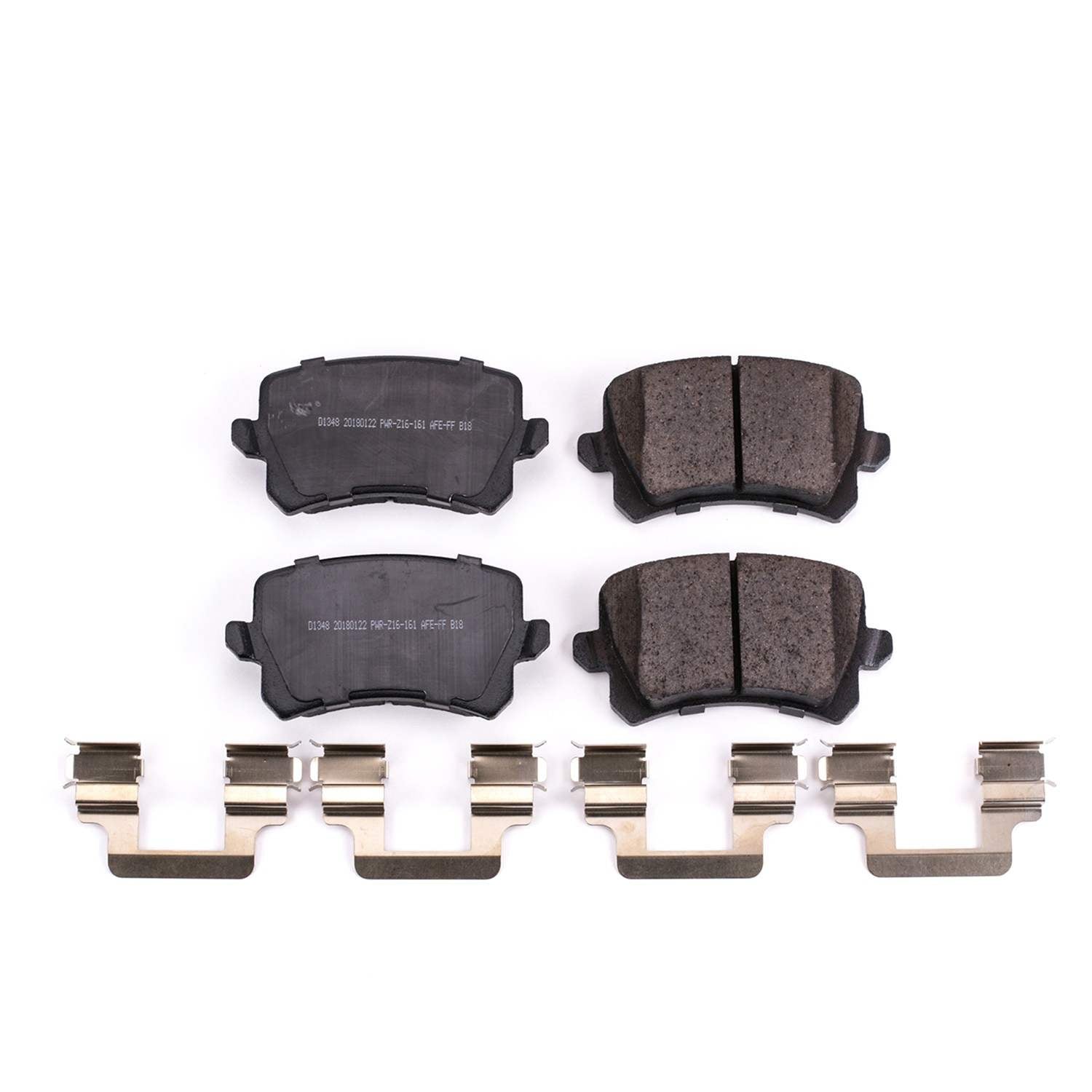 Power Stop 2015 Audi Q3 Rear Z17 Evolution Ceramic Brake Pads w/Hardware 17-1348