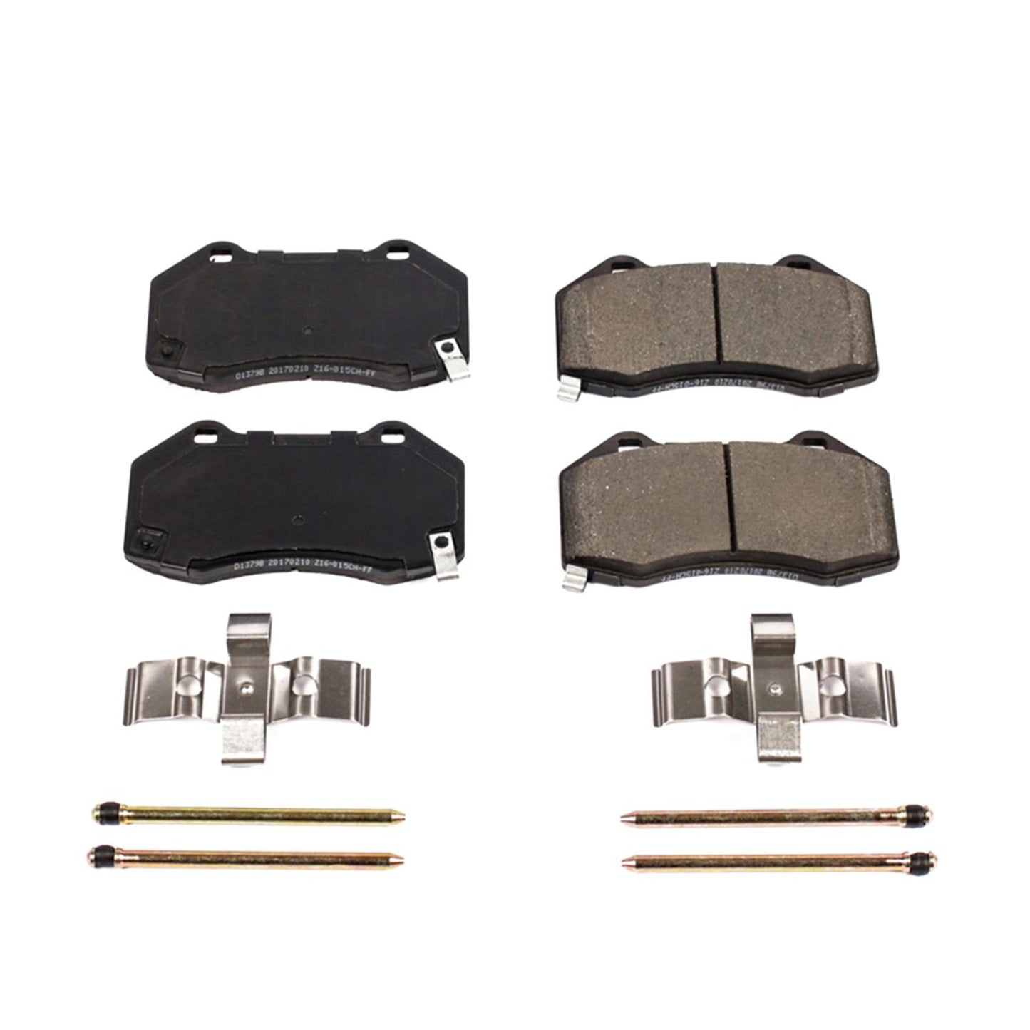Power Stop 17-18 Fiat 124 Spider Front Z17 Evolution Ceramic Brake Pads w/Hardware 17-1379B
