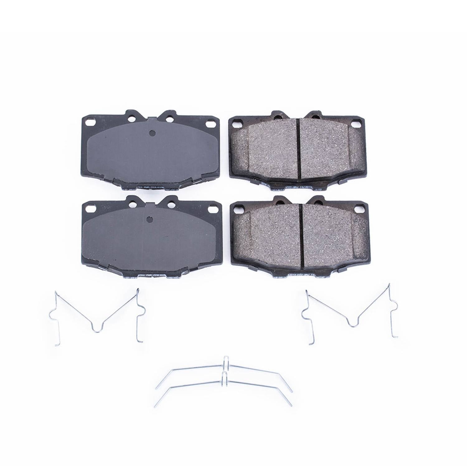 Power Stop 87-88 Toyota 4Runner Front Z17 Evolution Ceramic Brake Pads w/Hardware 17-137