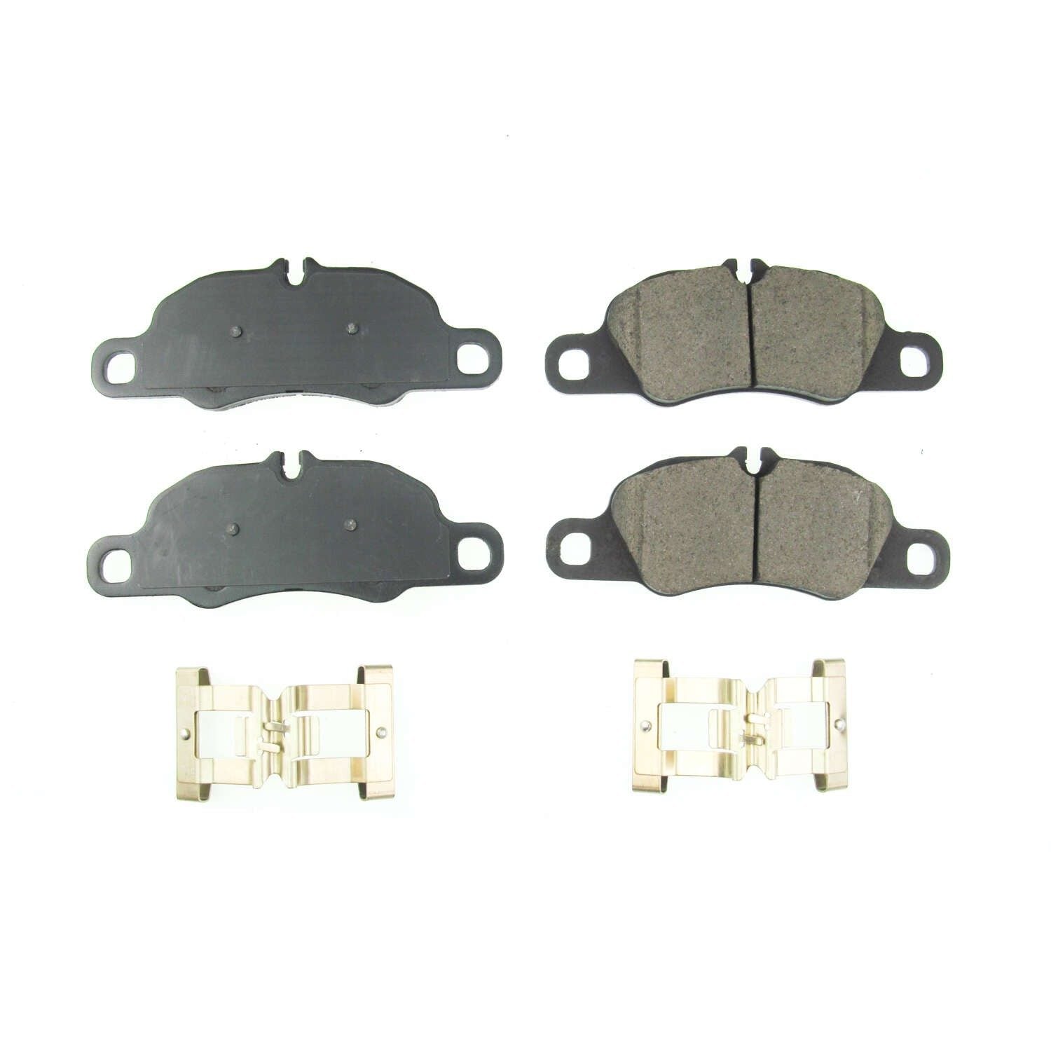 Power Stop 17-18 Porsche 718 Boxster Front Z17 Evolution Ceramic Brake Pads w/Hardware 17-1389