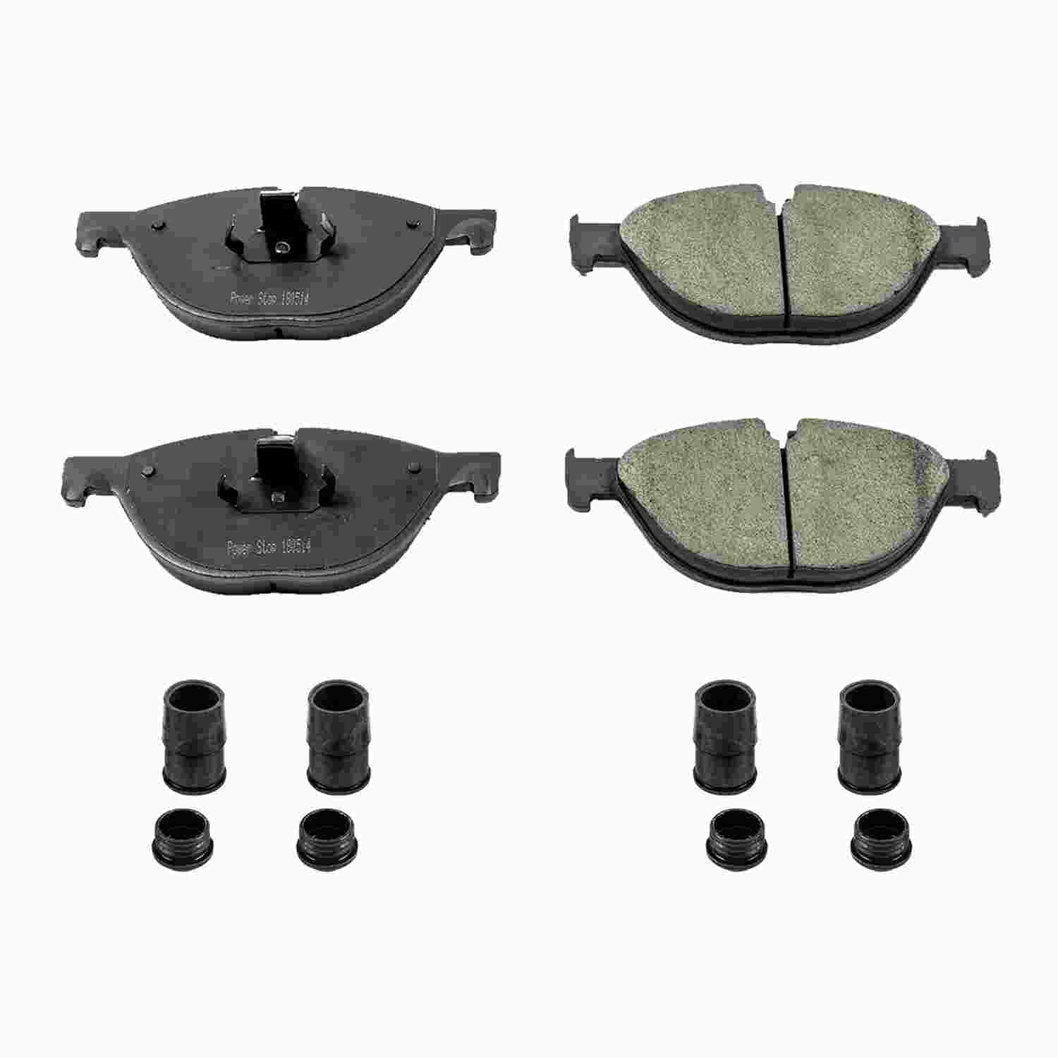 Power Stop 2013 BMW 528i Front Z17 Evolution Ceramic Brake Pads w/Hardware 17-1409