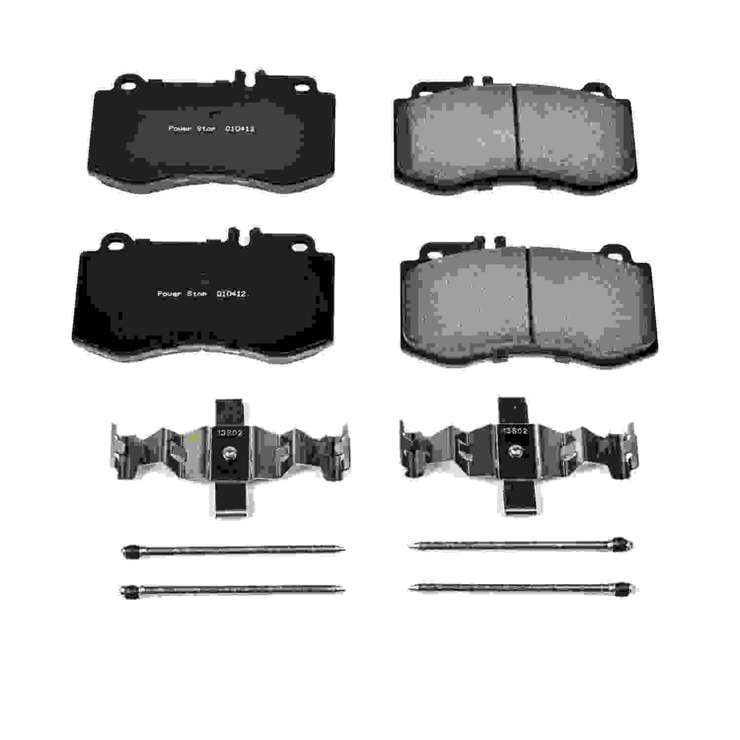 Power Stop 10-16 Mercedes-Benz E350 Front Z17 Evolution Ceramic Brake Pads w/Hardware 17-1420