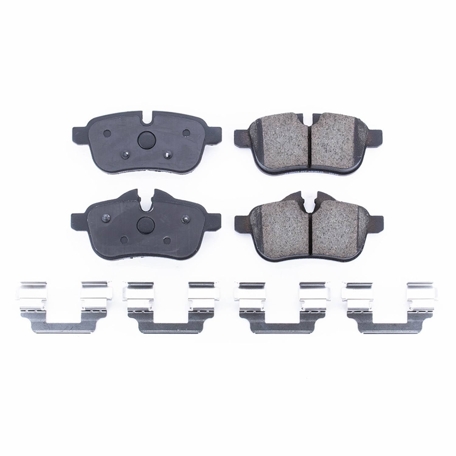 Power Stop 09-16 BMW Z4 Rear Z17 Evolution Ceramic Brake Pads w/Hardware 17-1433
