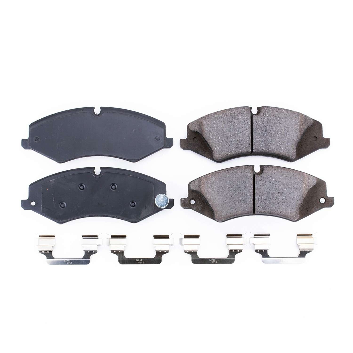 Power Stop 2017 Land Rover Discovery Front Z17 Evolution Ceramic Brake Pads w/Hardware 17-1479