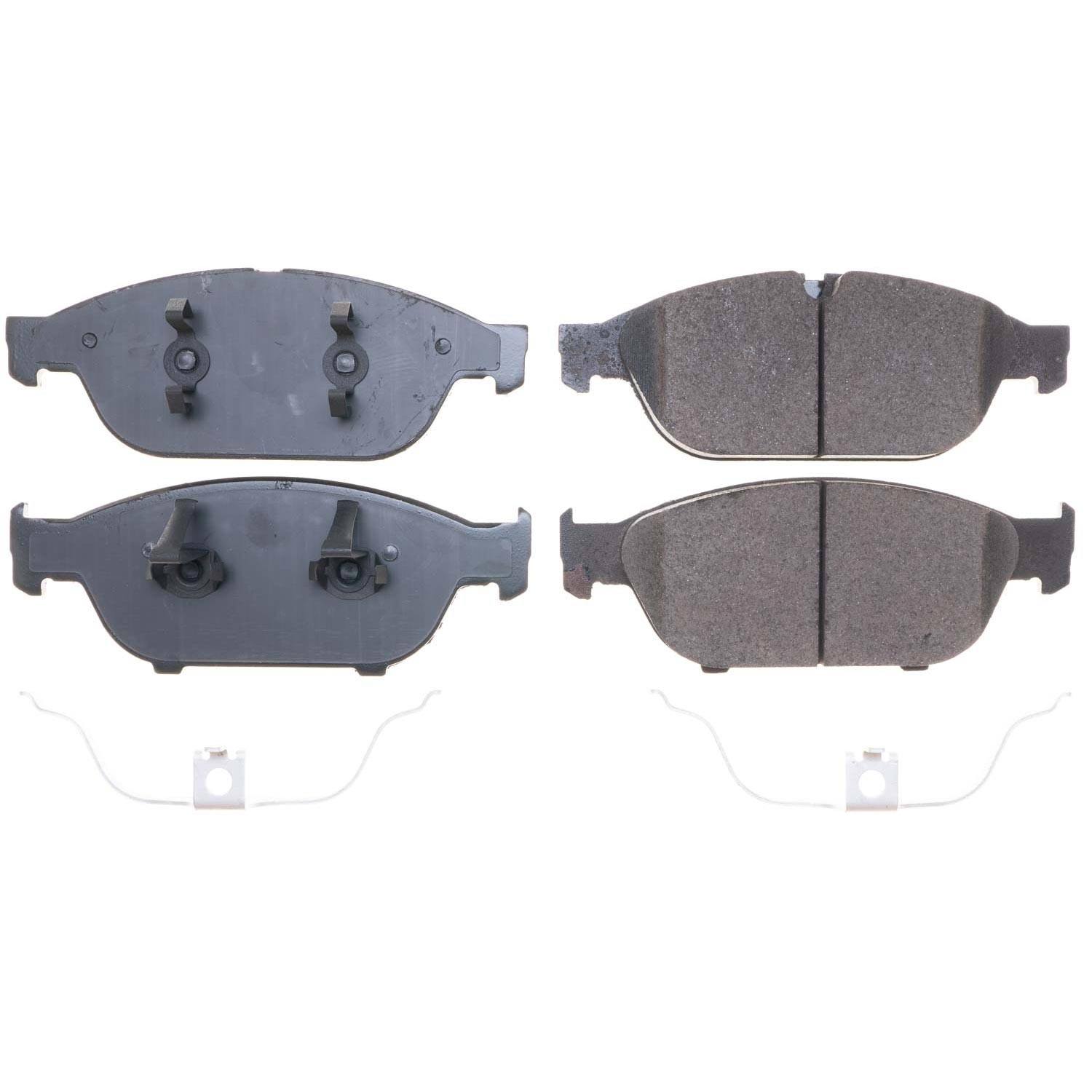 Power Stop 16-18 Audi A6 Front Z17 Evolution Ceramic Brake Pads w/Hardware 17-1549