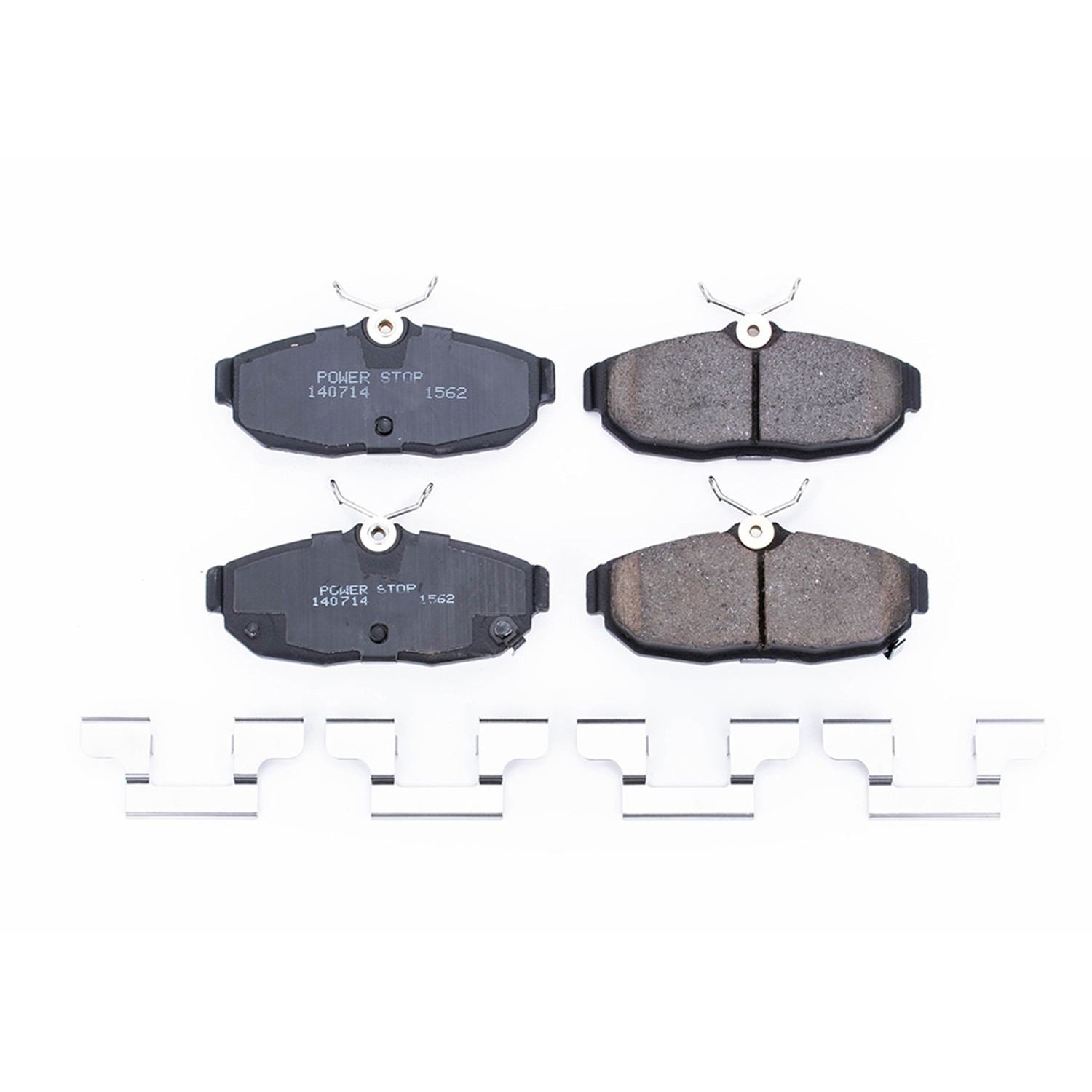Power Stop 2012 Ford Mustang Rear Z17 Evolution Ceramic Brake Pads w/Hardware 17-1562