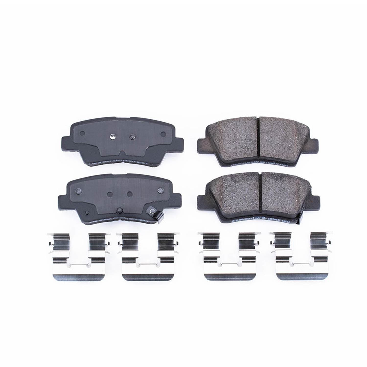 Power Stop 13-16 Hyundai Elantra GT Rear Z17 Evolution Ceramic Brake Pads w/Hardware 17-1594