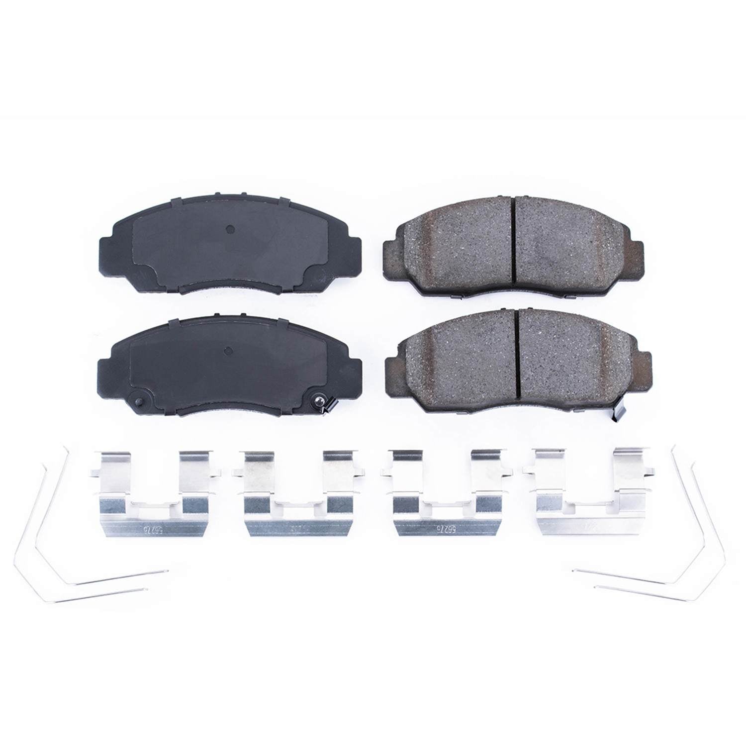 Power Stop 06-15 Honda Civic Front Z17 Evolution Ceramic Brake Pads w/Hardware 17-1608