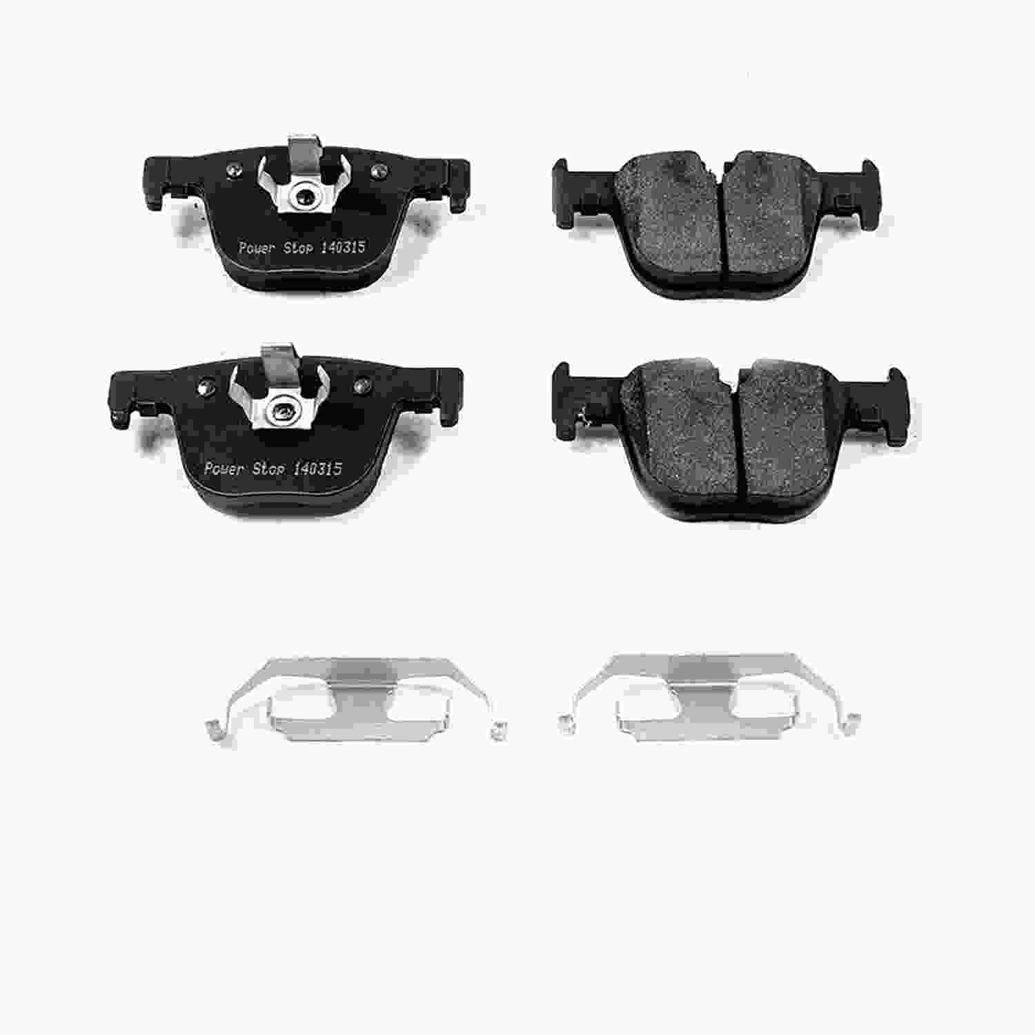 Power Stop 2016 BMW 328i Rear Z17 Evolution Ceramic Brake Pads w/Hardware 17-1610