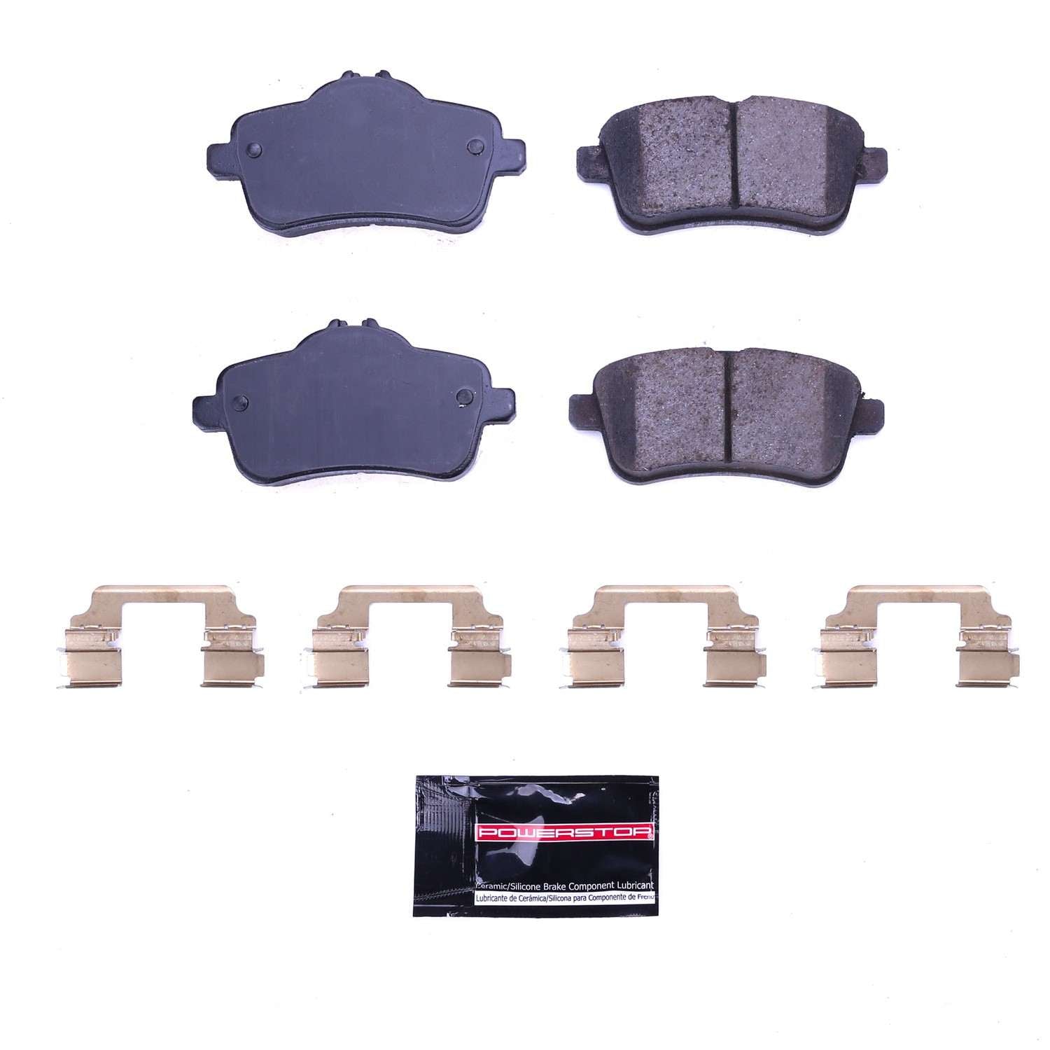 Power Stop 14-18 Mercedes-Benz CLA45 AMG Rear Z17 Evolution Ceramic Brake Pads w/Hardware 17-1630