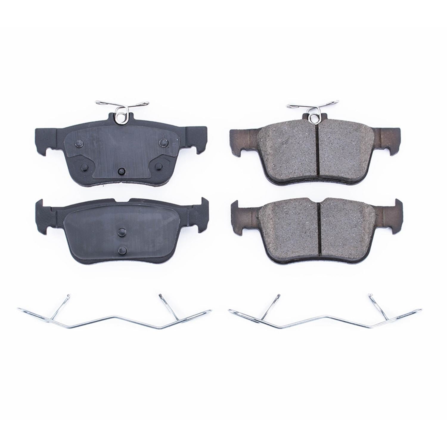 Power Stop 17-18 Ford Edge Rear Z17 Evolution Ceramic Brake Pads w/Hardware 17-1665