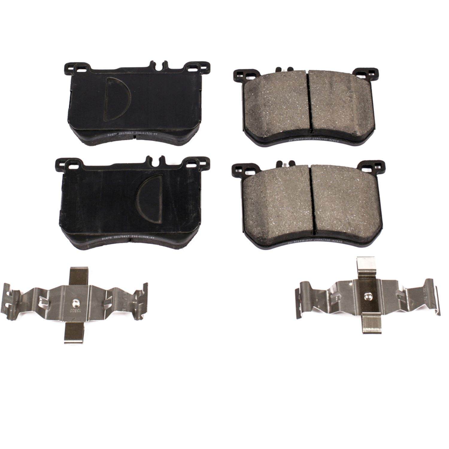 Power Stop 15-16 Mercedes-Benz SL400 Front Z17 Evolution Ceramic Brake Pads w/Hardware 17-1670