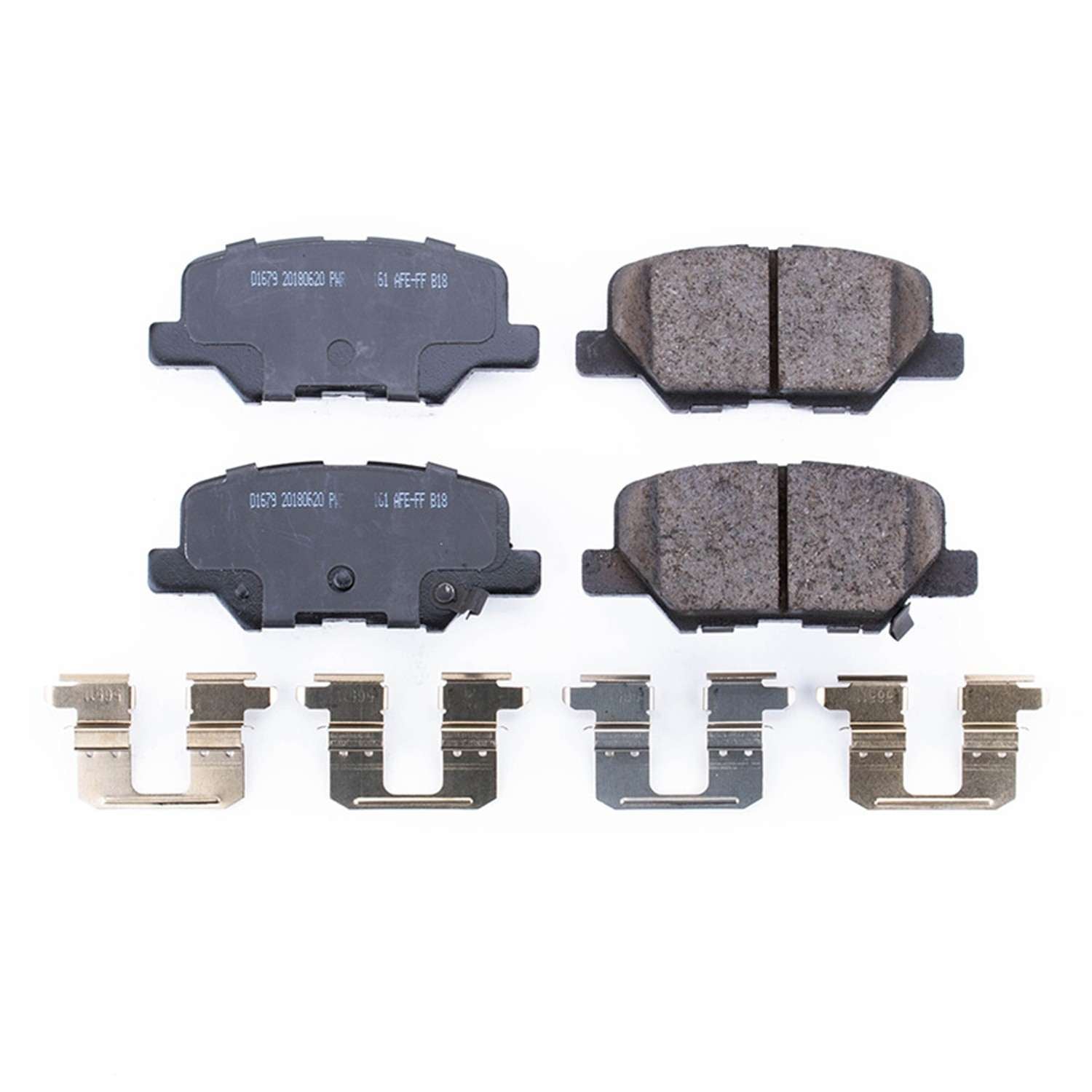 Power Stop 14-16 Mazda 3 Rear Z17 Evolution Ceramic Brake Pads w/Hardware 17-1679
