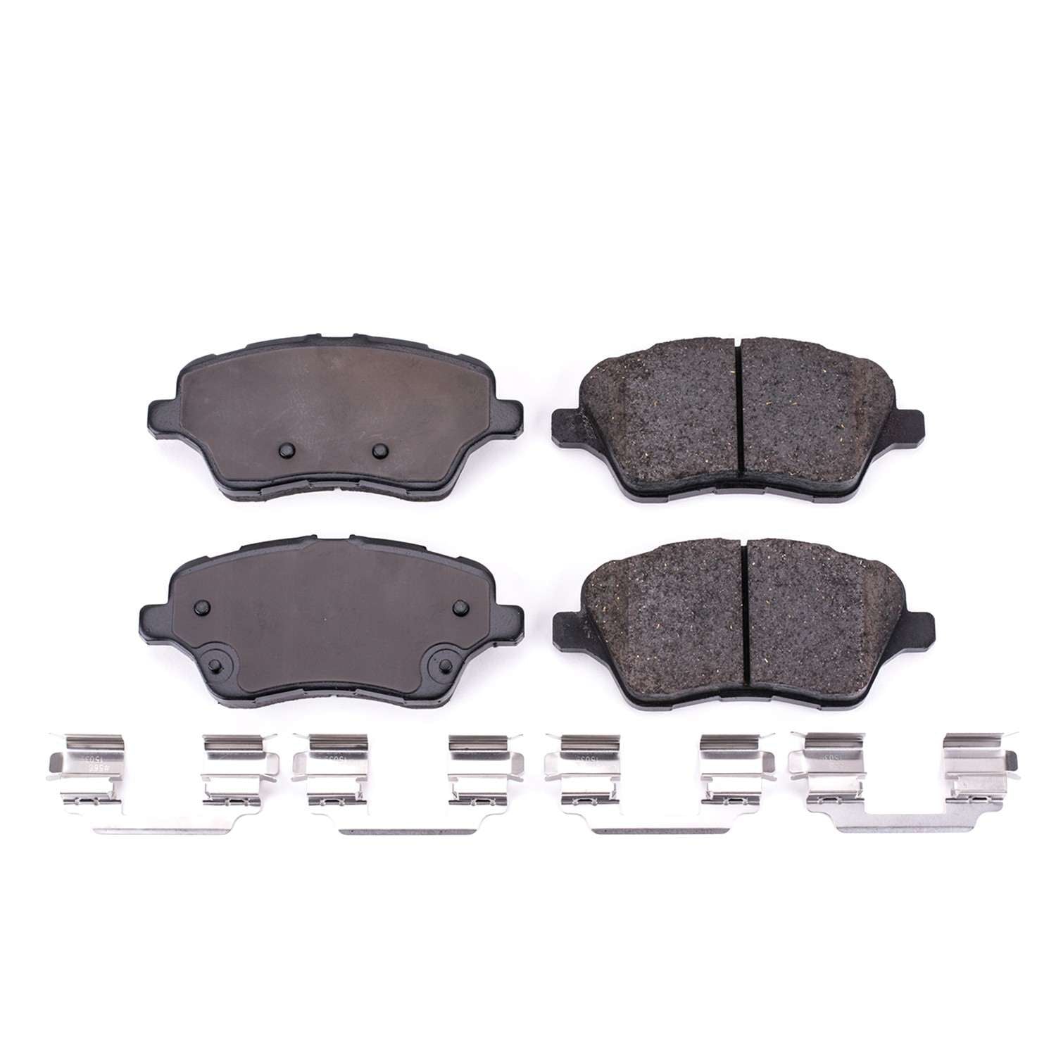 Power Stop 14-19 Ford Fiesta Front Z17 Evolution Ceramic Brake Pads w/Hardware 17-1730