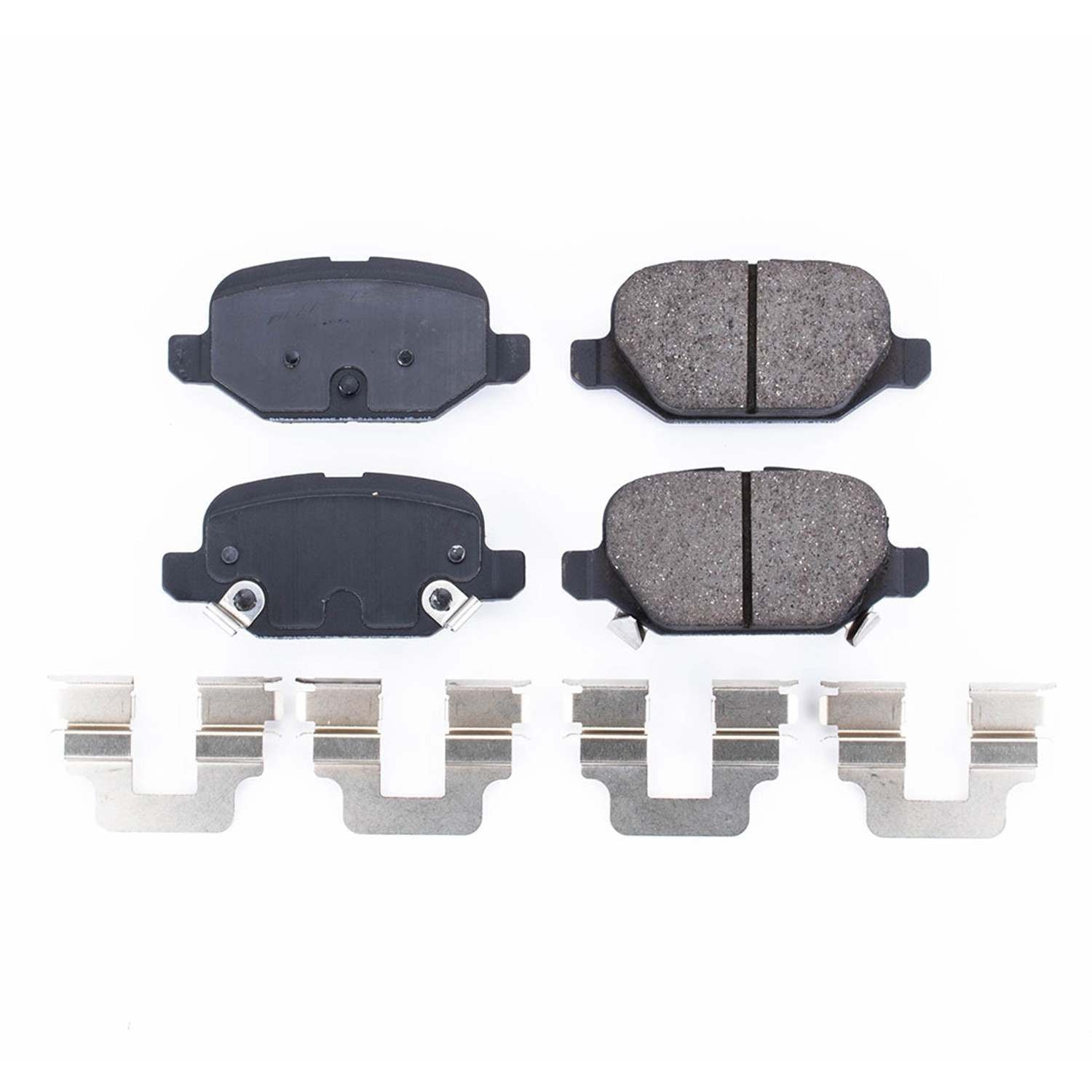 Power Stop 13-17 Fiat 500 Rear Z17 Evolution Ceramic Brake Pads w/Hardware 17-1744