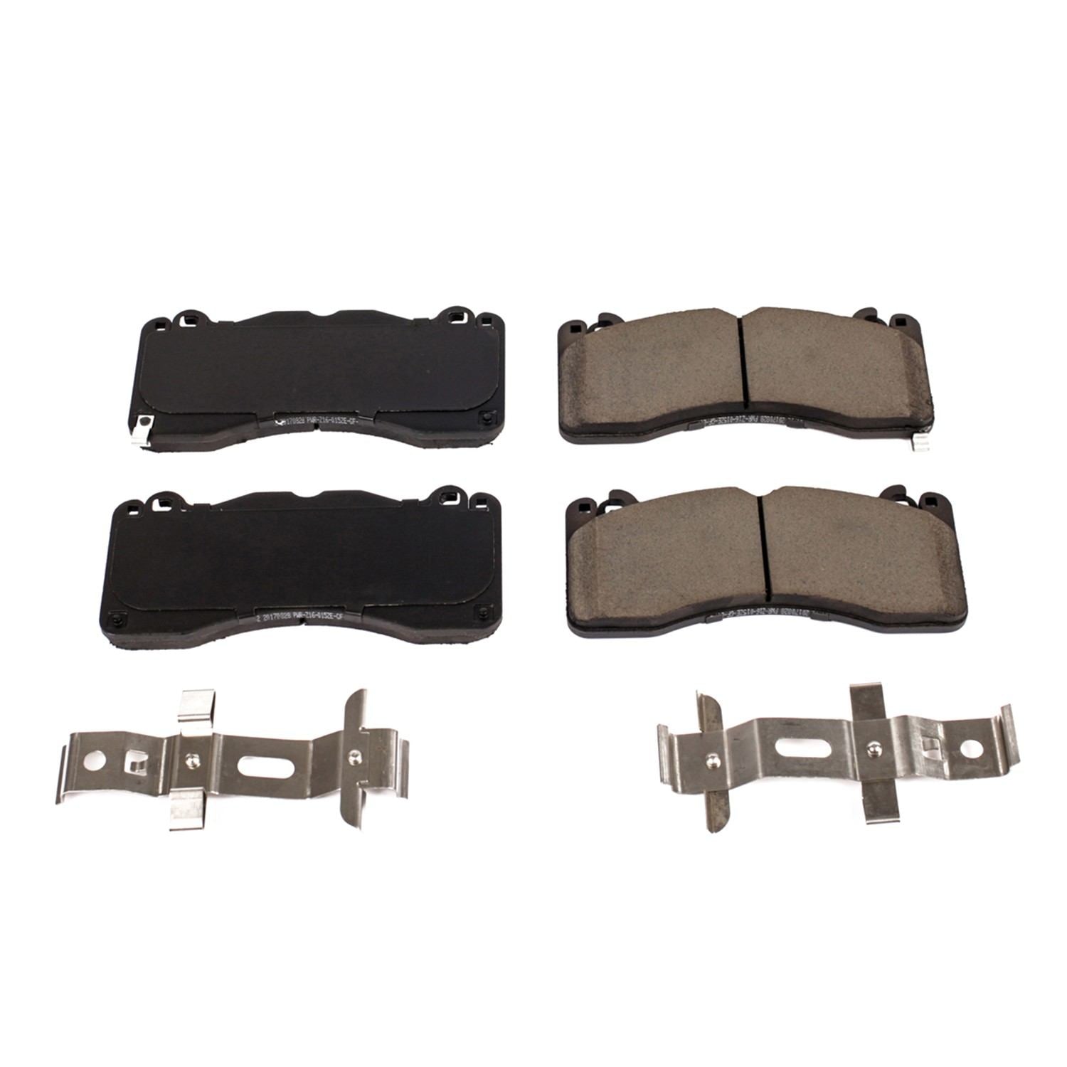 Power Stop 15-19 Ford Mustang Front Z17 Evolution Ceramic Brake Pads w/Hardware 17-1792