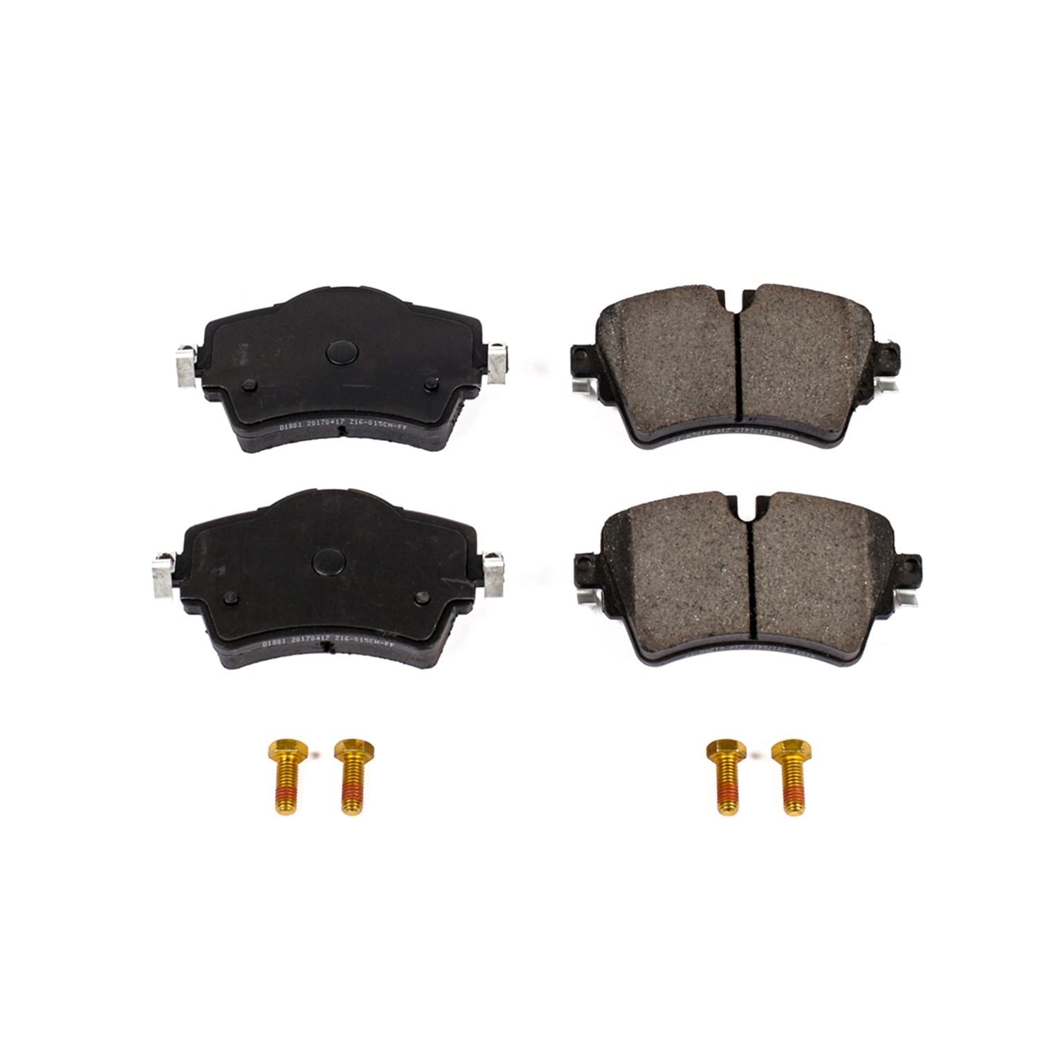 Power Stop 15-19 Mini Cooper Front Z17 Evolution Ceramic Brake Pads w/Hardware 17-1801