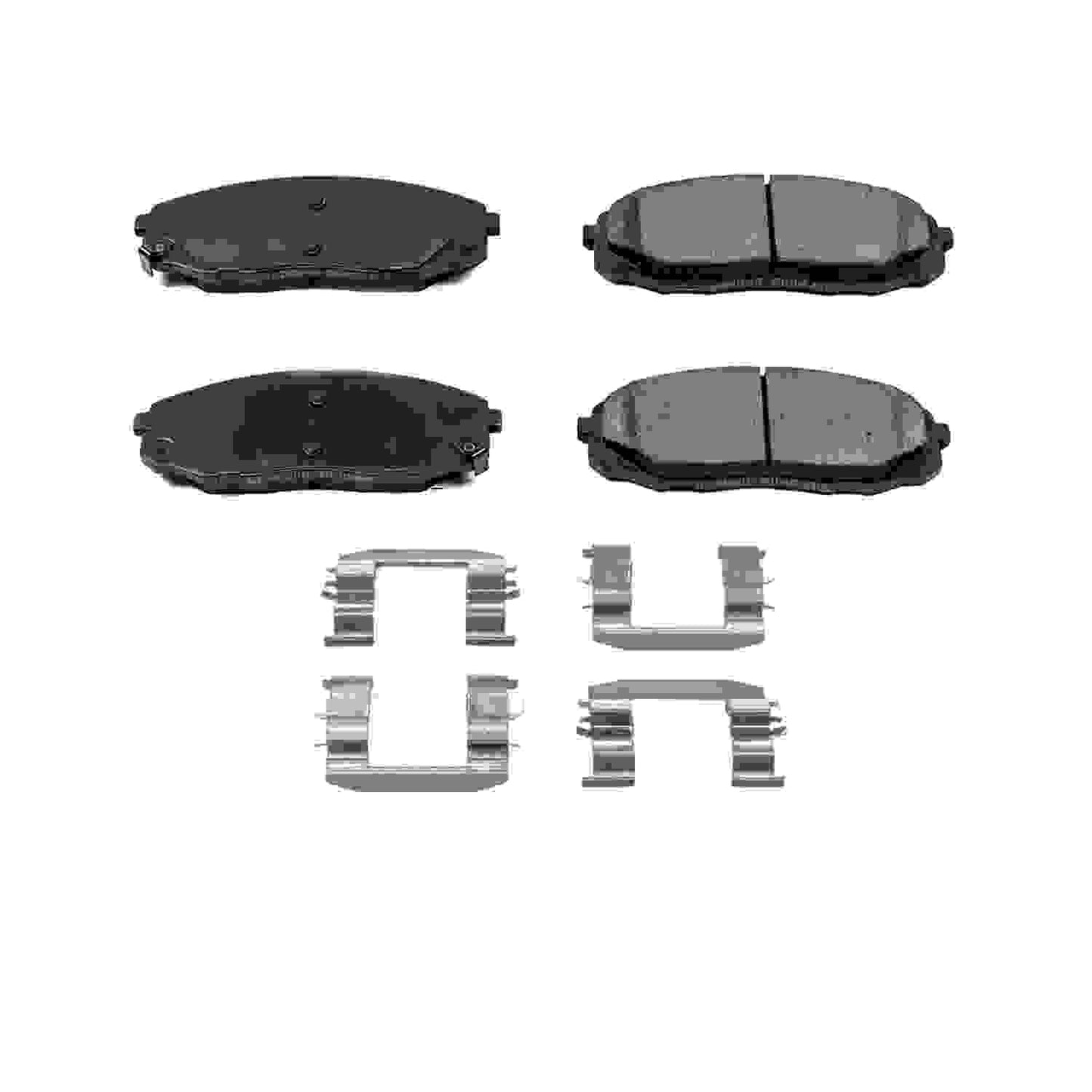Power Stop 15-19 Kia Sedona Front Z17 Evolution Ceramic Brake Pads w/Hardware 17-1814