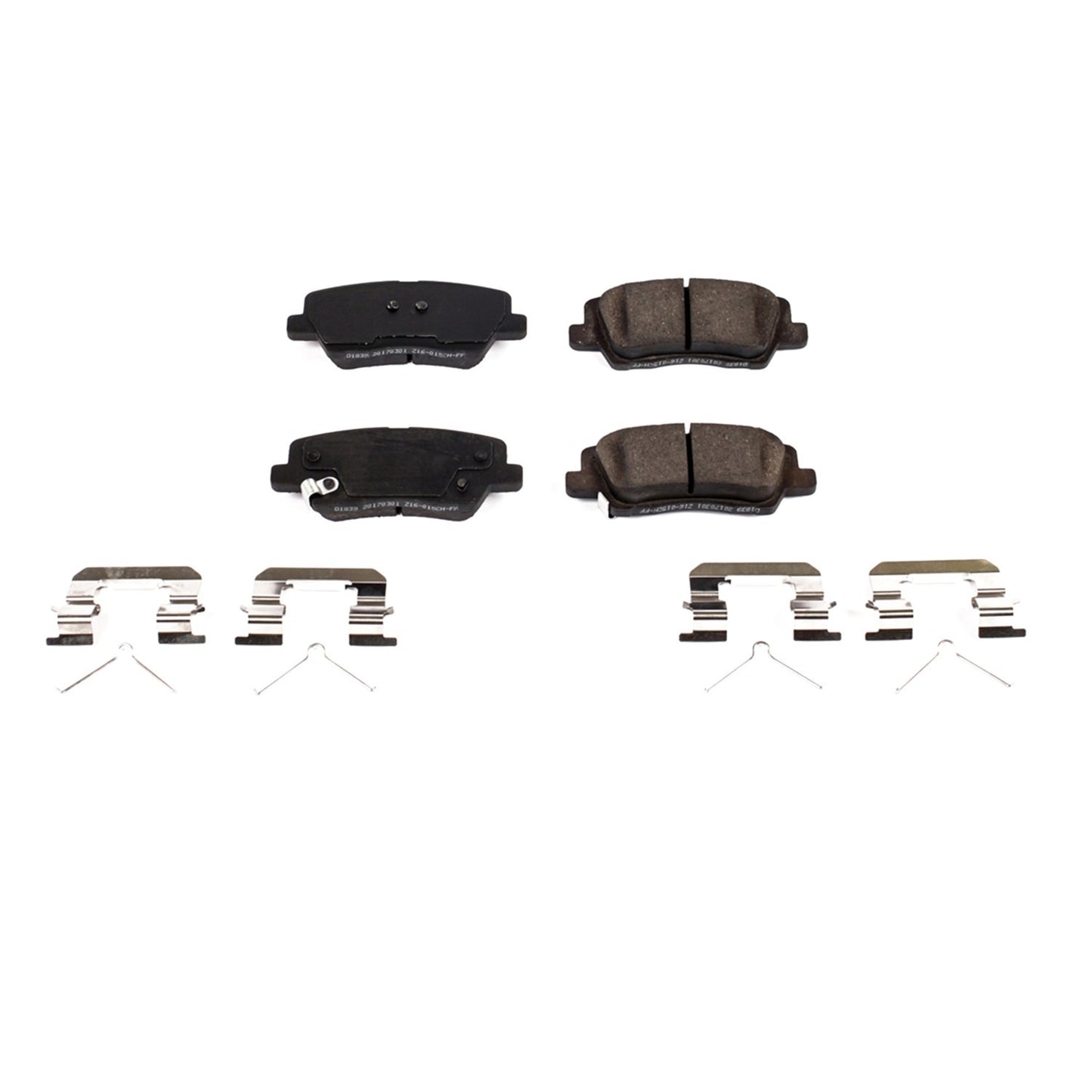 Power Stop 2016 Cadillac ATS Rear Z17 Evolution Ceramic Brake Pads w/Hardware 17-1839