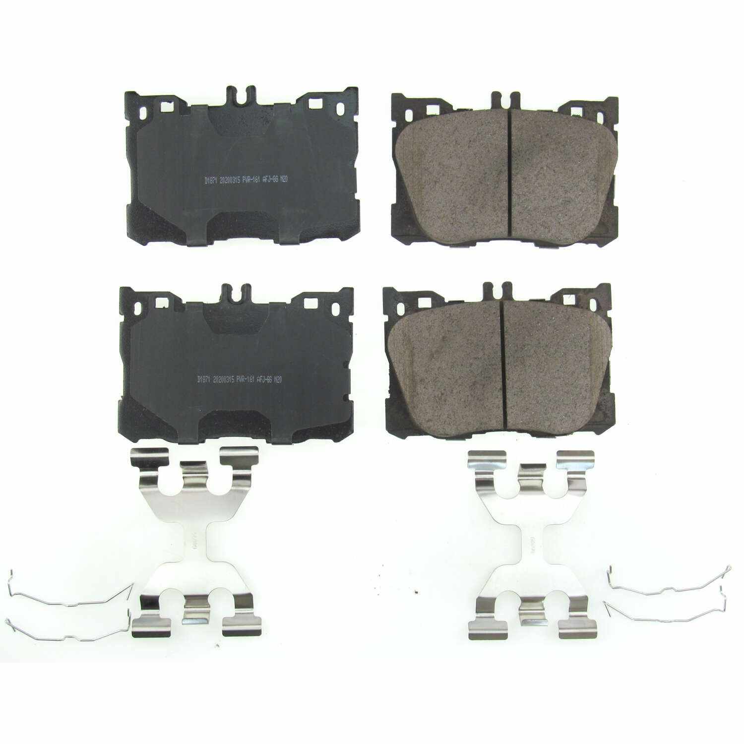 Power Stop 17-18 Mercedes-Benz C43 AMG Front Z17 Evolution Ceramic Brake Pads w/Hardware 17-1871