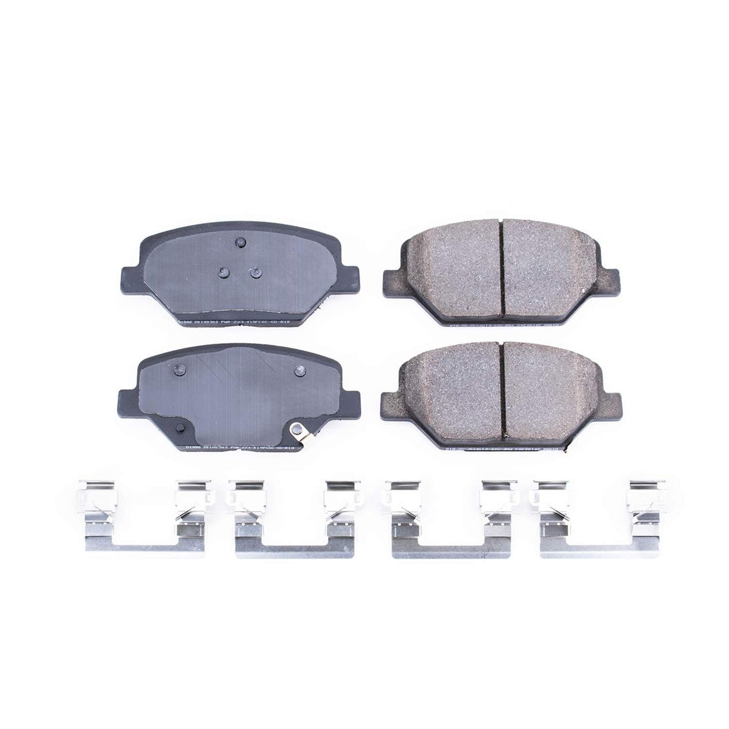 Power Stop 16-19 Buick Envision Front Z17 Evolution Ceramic Brake Pads w/Hardware 17-1886