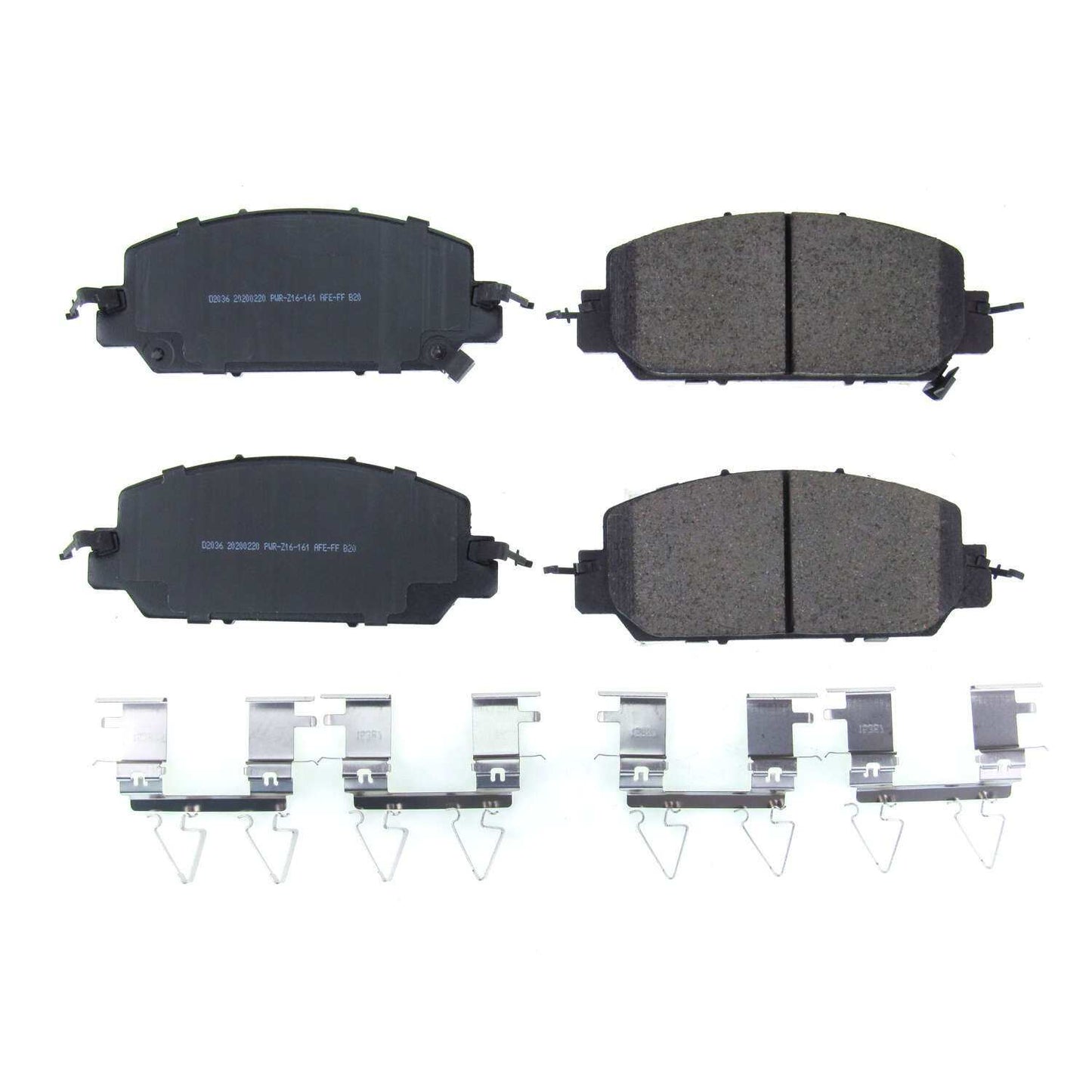Power Stop 18-19 Honda Clarity Front Z17 Evolution Ceramic Brake Pads w/Hardware 17-2036